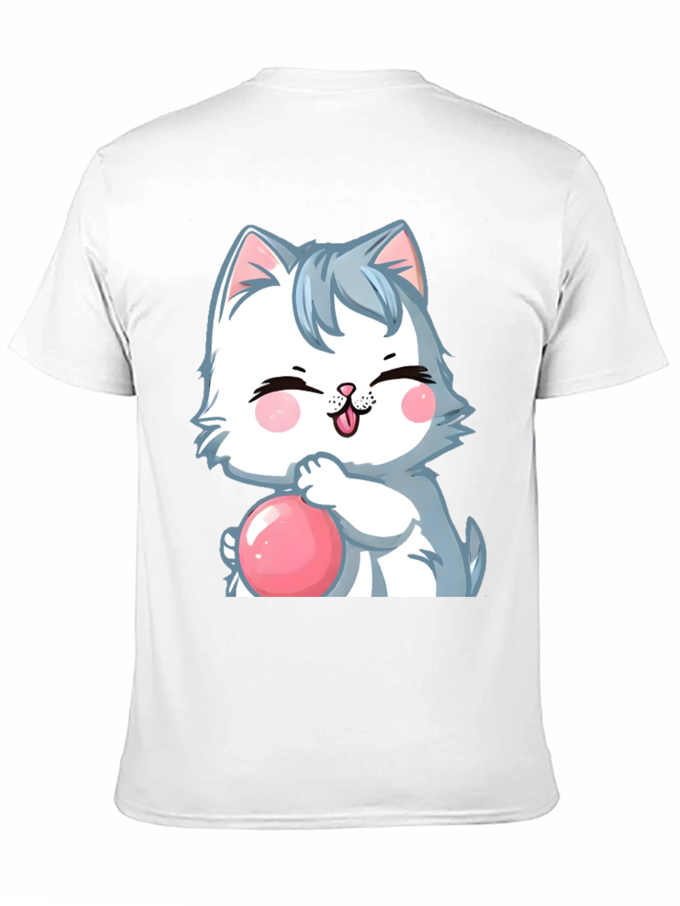 Cartoon Cat Bubble T-Shirt
