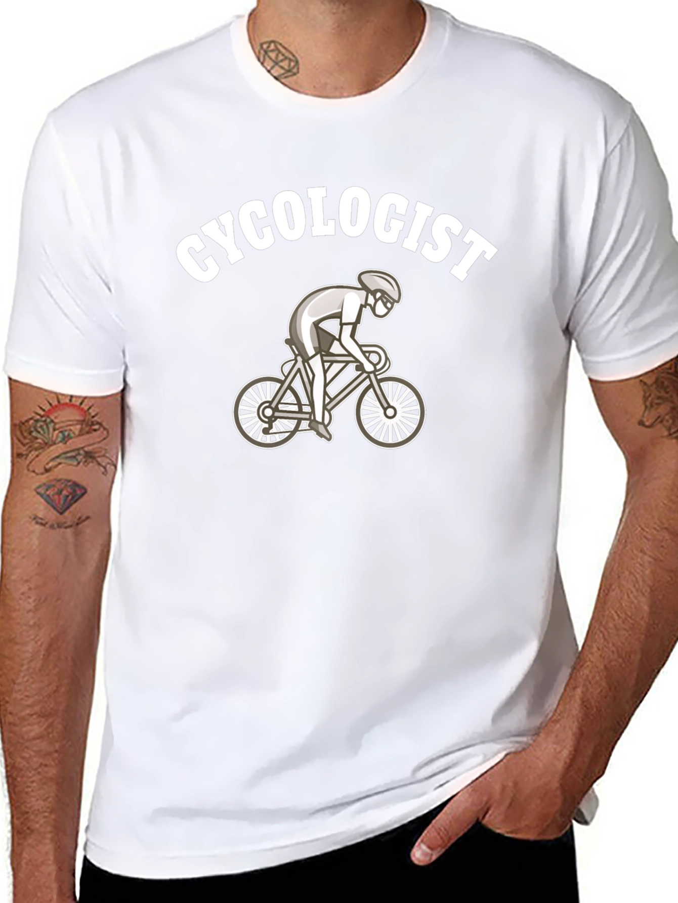 Cycologist Graphic T-Shirt - Cycling Enthusiast Tee