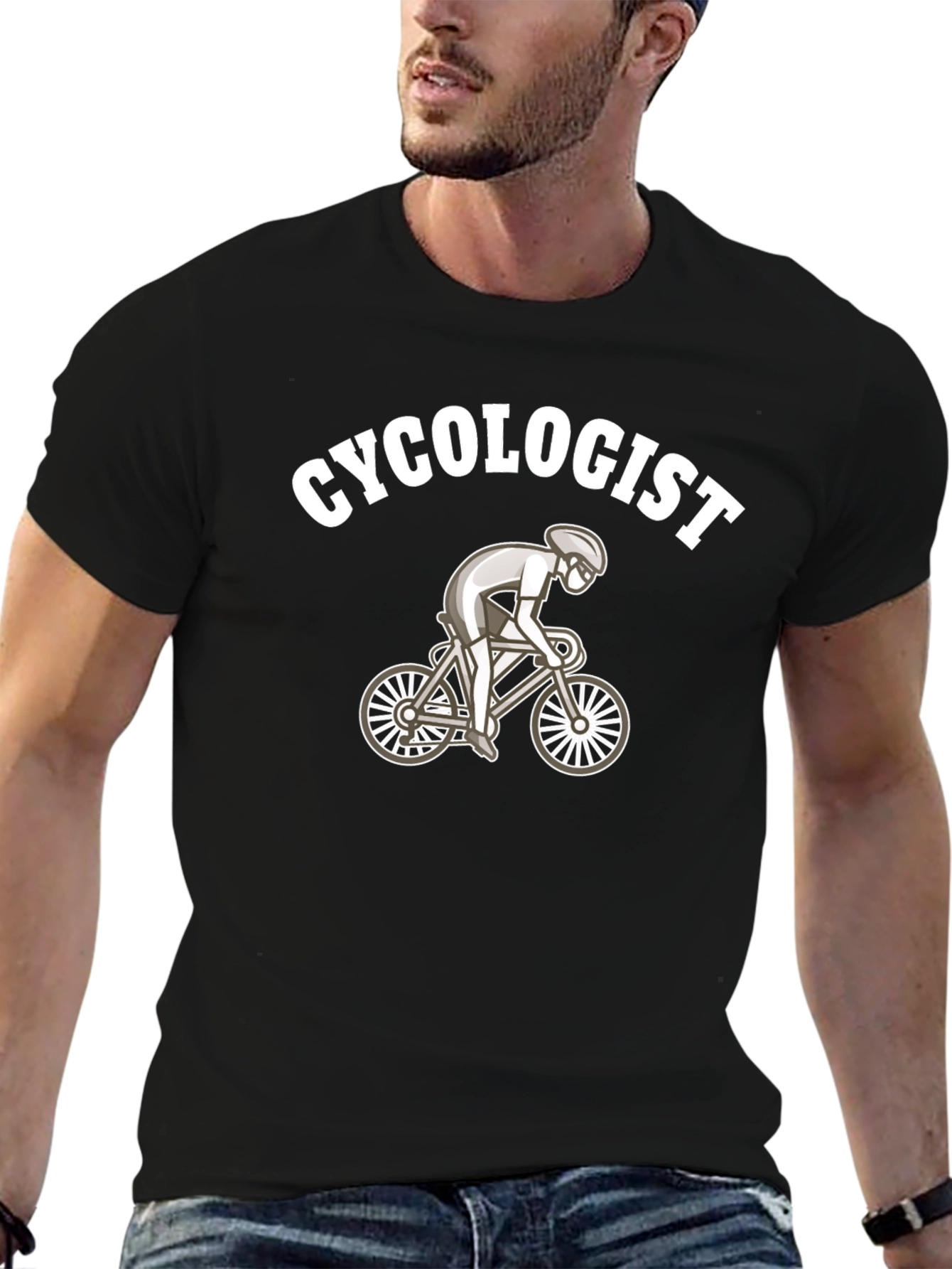 Cycologist Graphic T-Shirt - Cycling Enthusiast Tee