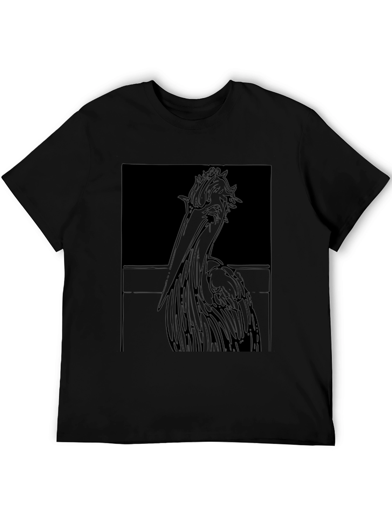 Black Pelican Graphic Tee - Casual Style