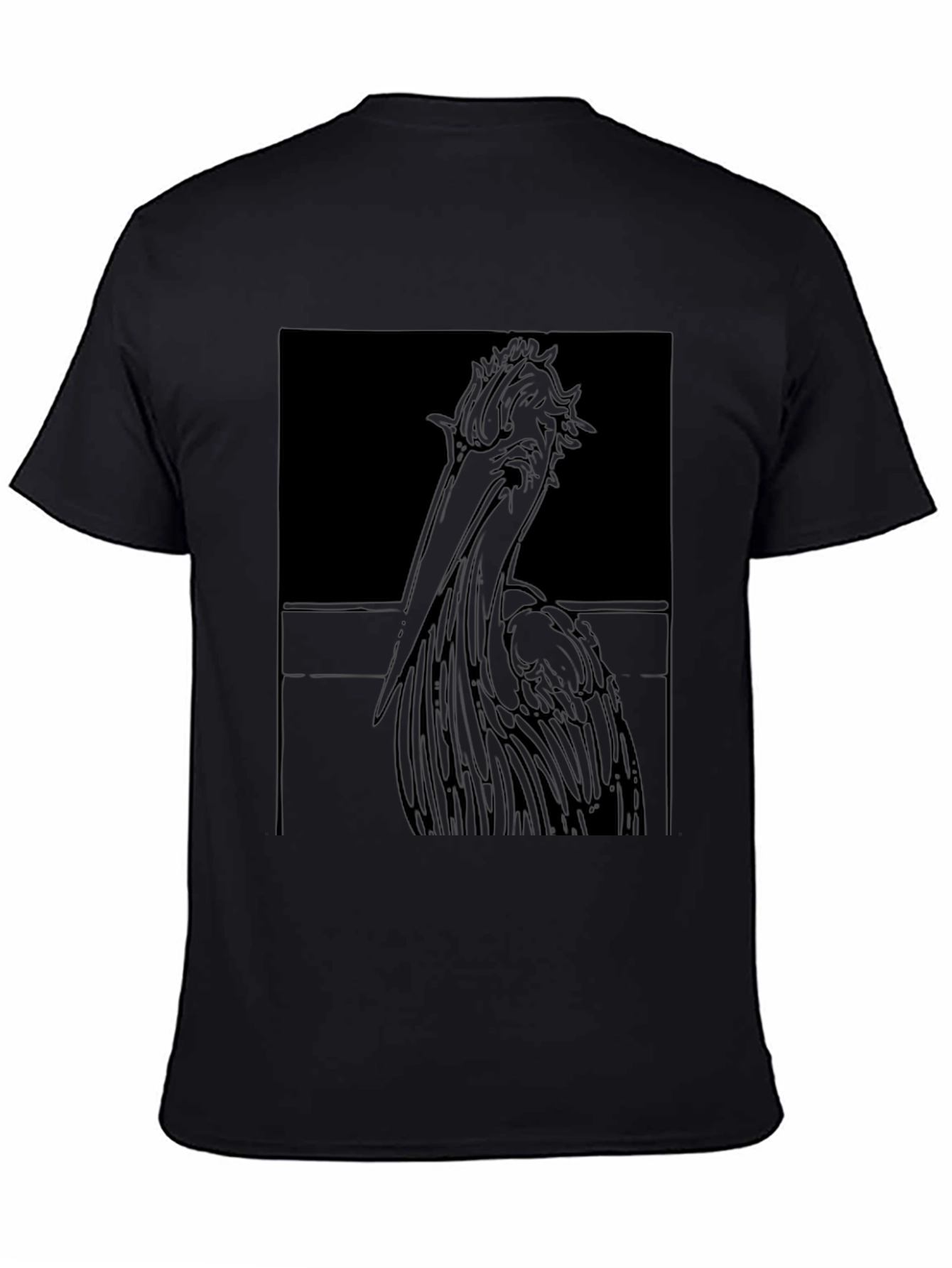 Black Pelican Graphic Tee - Casual Style