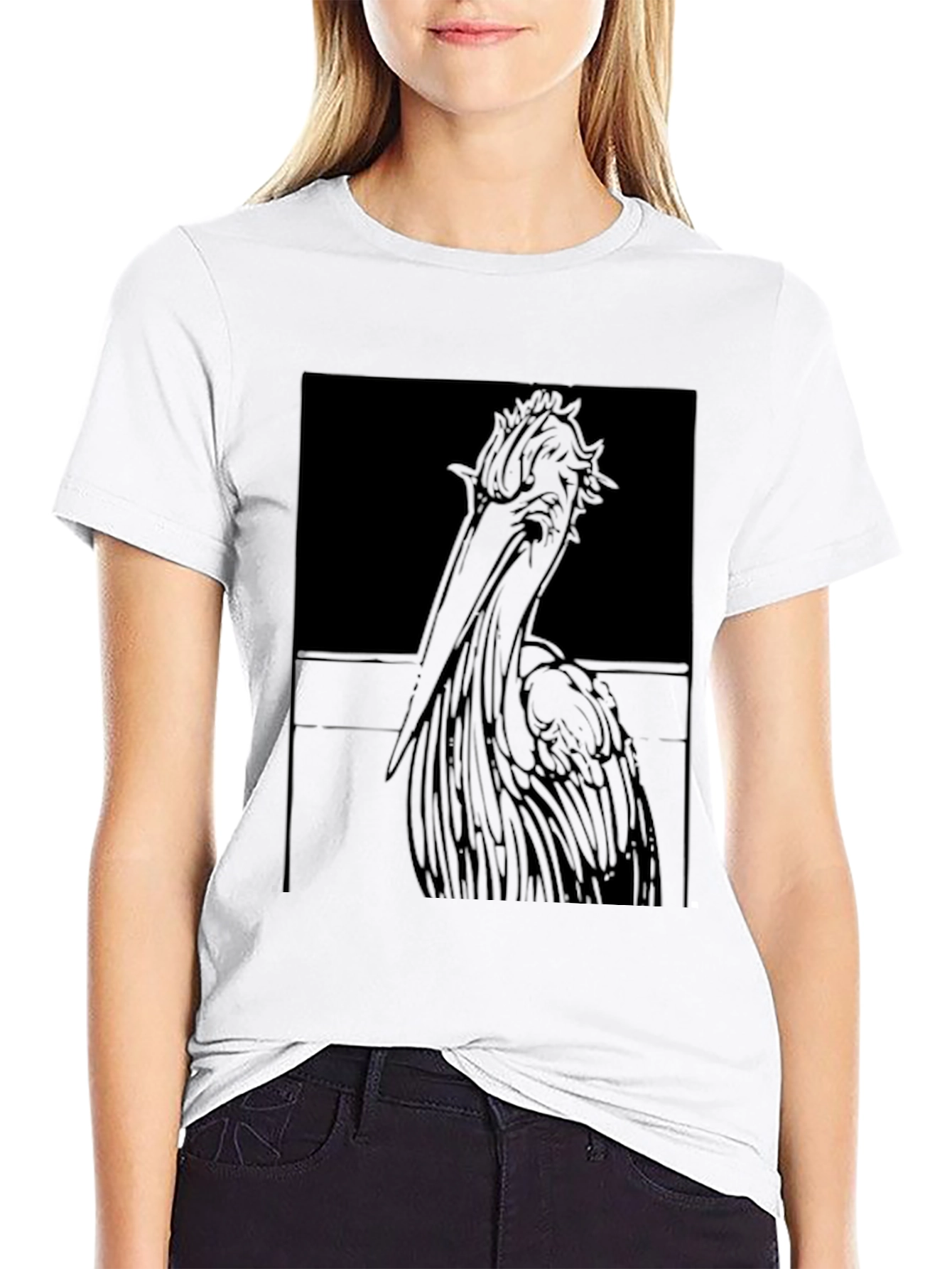 Black Pelican Graphic Tee - Casual Style