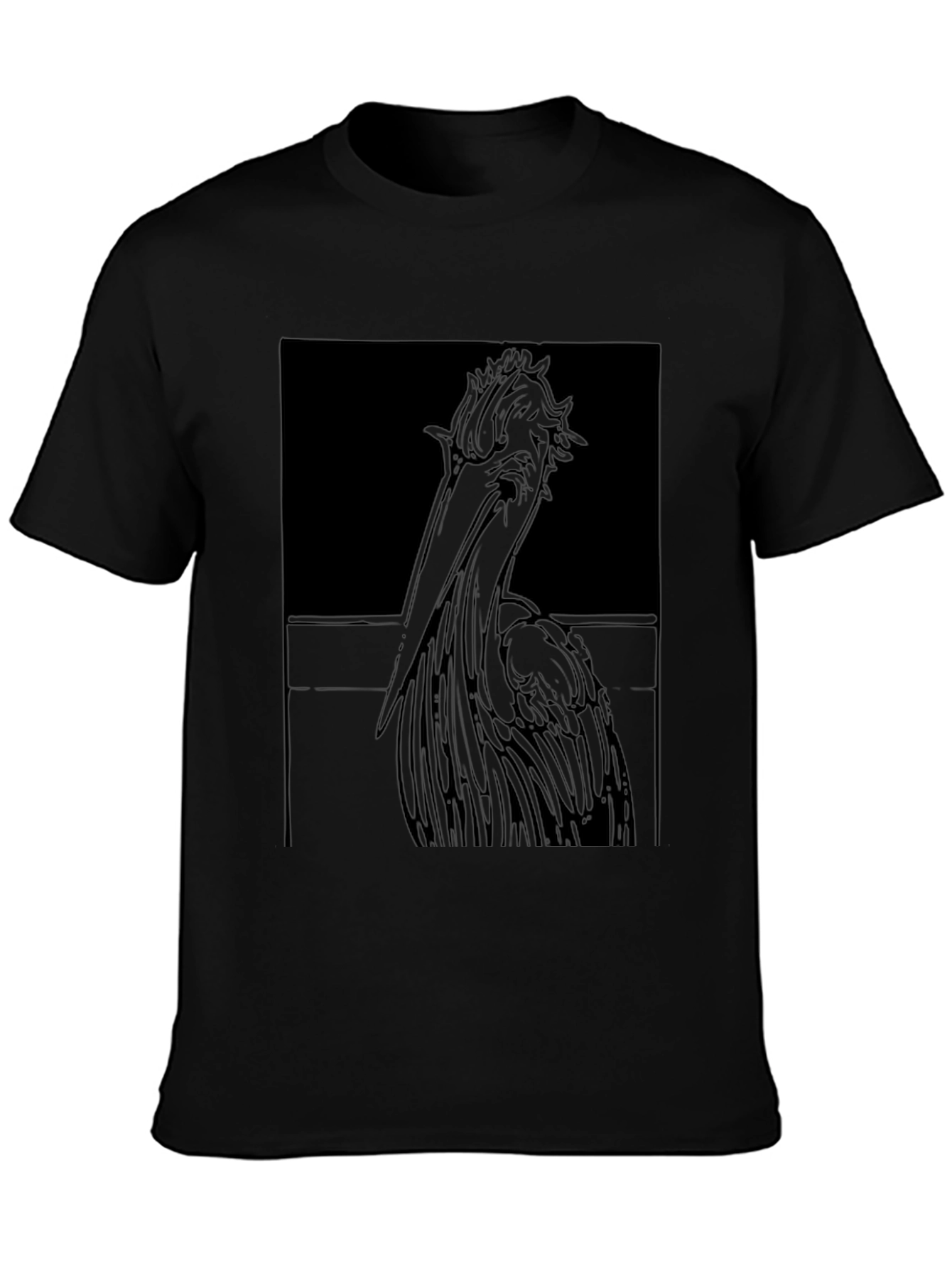 Black Pelican Graphic Tee - Casual Style