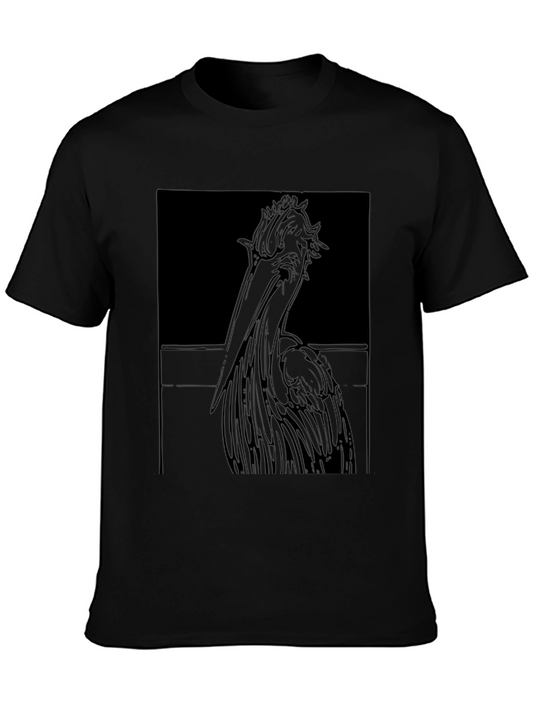 Black Pelican Graphic Tee - Casual Style