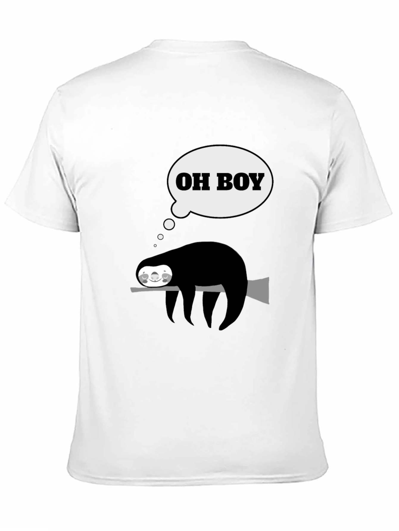 Funny Sloth Oh Boy T-Shirt