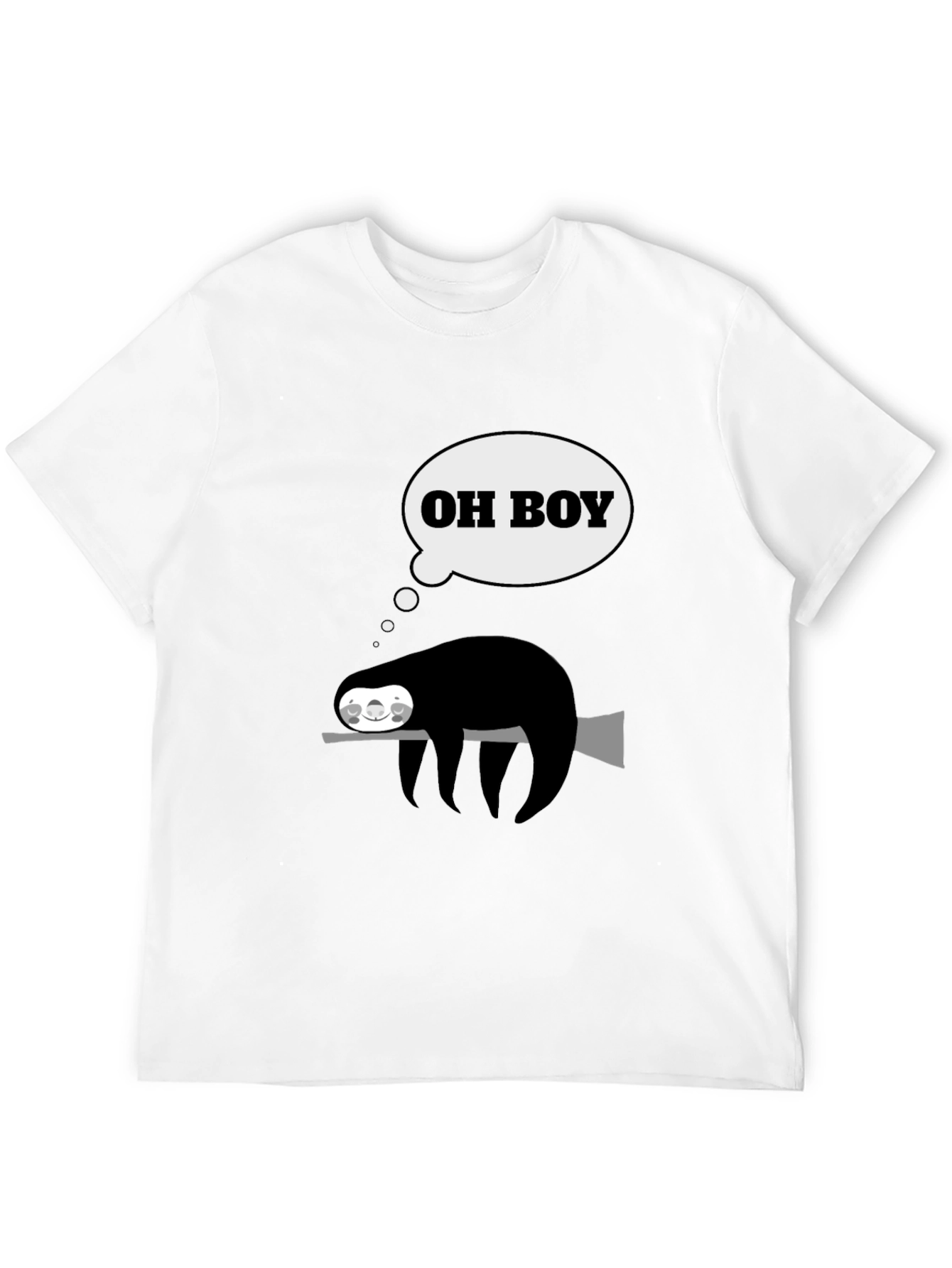 Funny Sloth Oh Boy T-Shirt