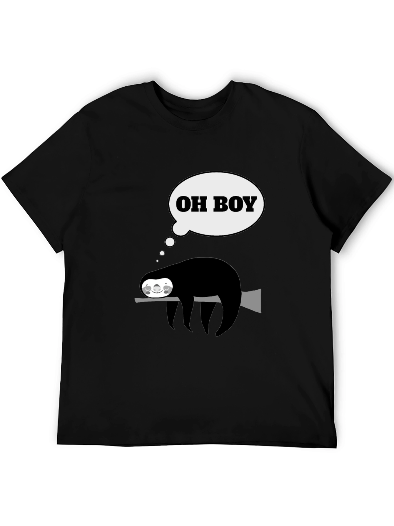 Funny Sloth Oh Boy T-Shirt