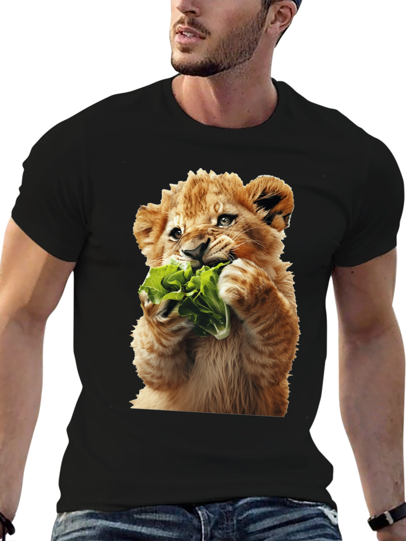 Lion Cub Lettuce Graphic Tee