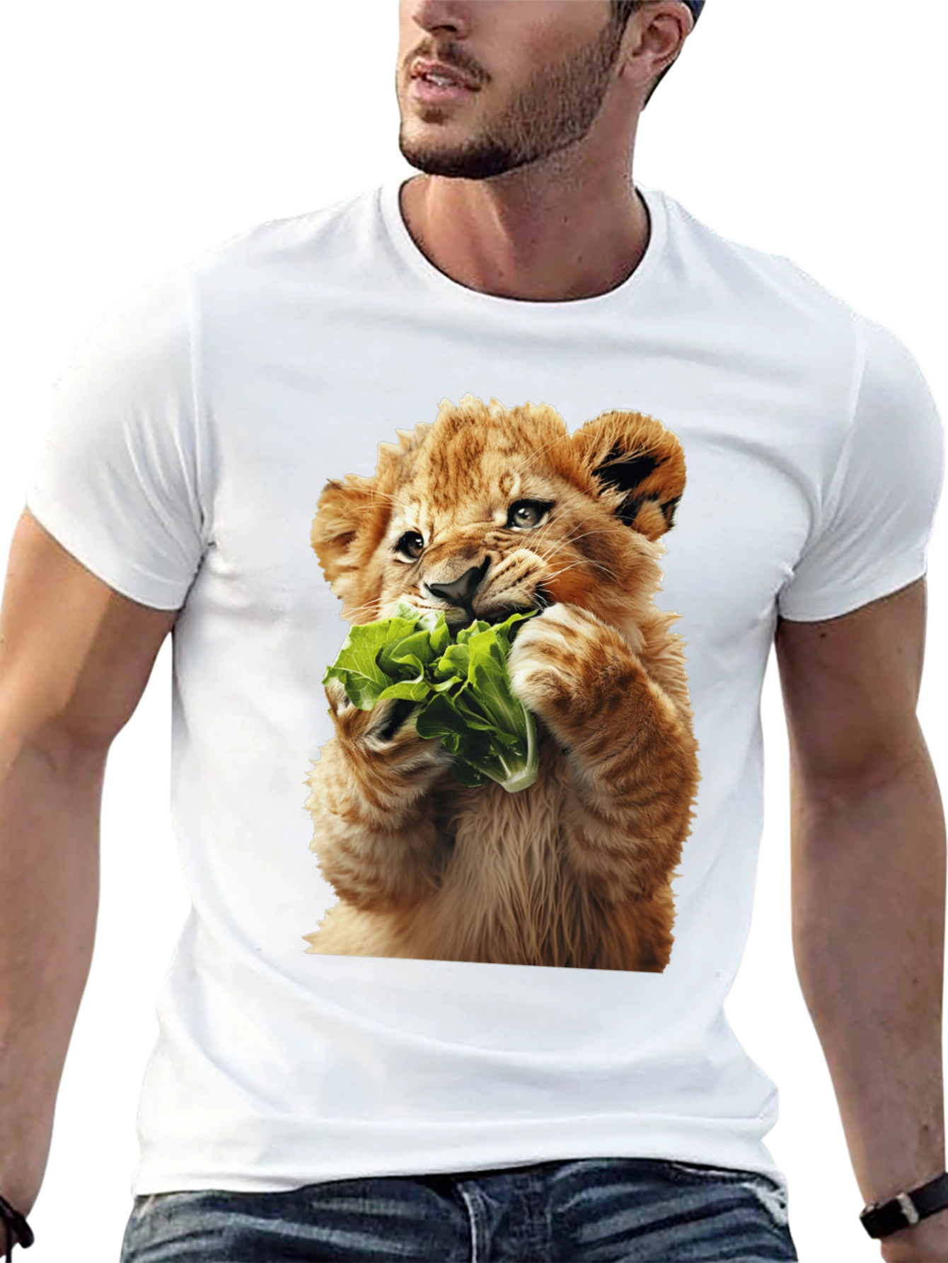 Lion Cub Lettuce Graphic Tee