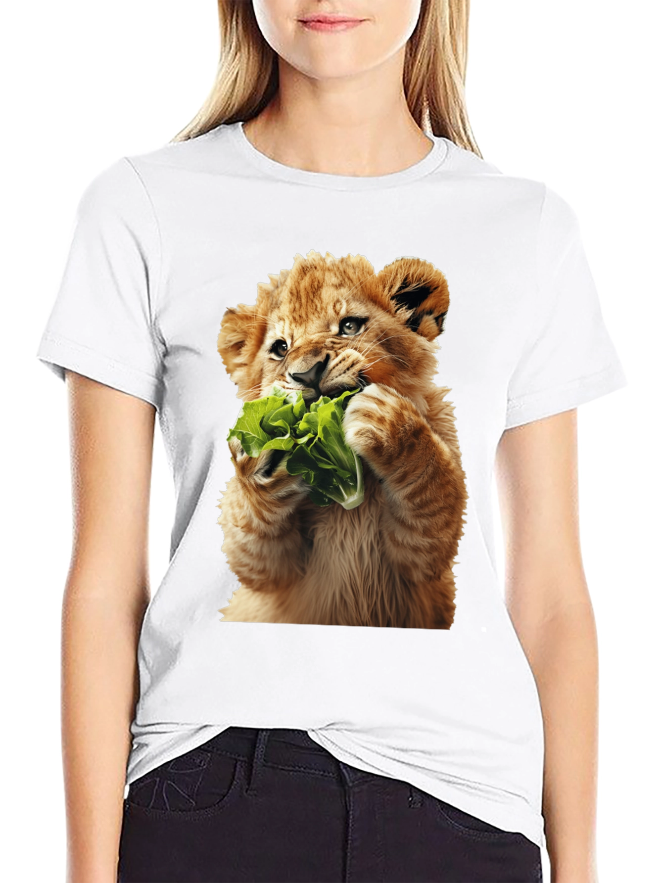 Lion Cub Lettuce Graphic Tee