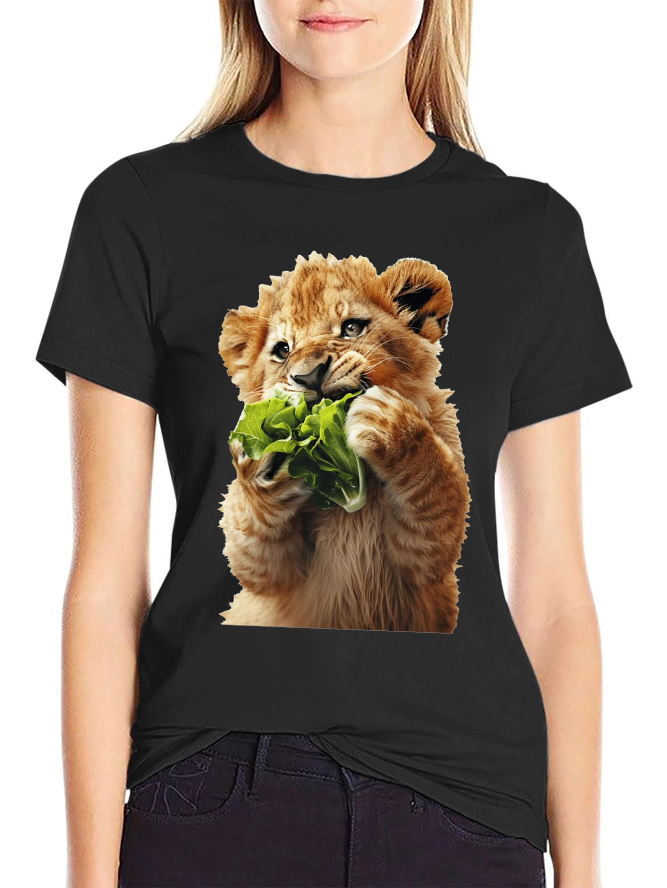 Lion Cub Lettuce Graphic Tee
