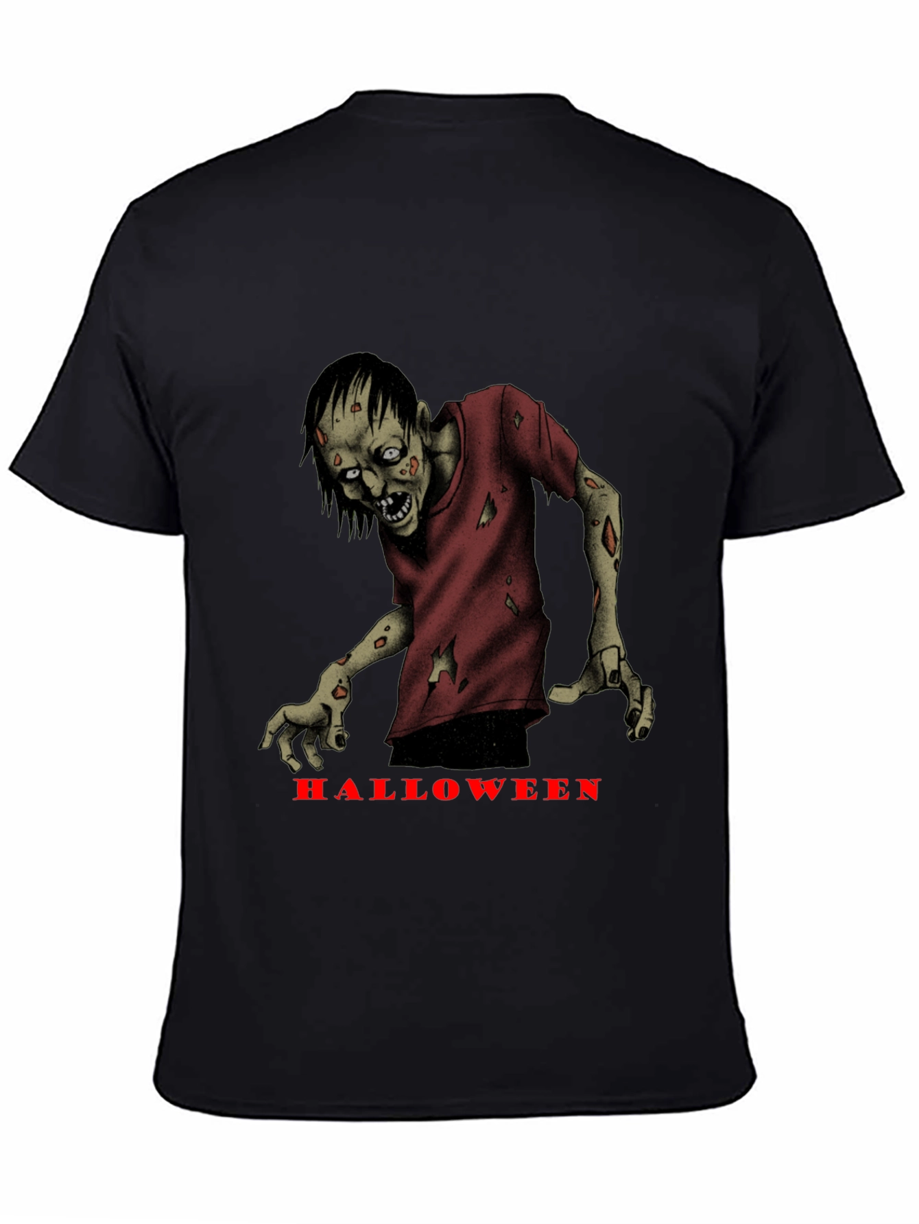 Halloween Zombie Graphic T-Shirt