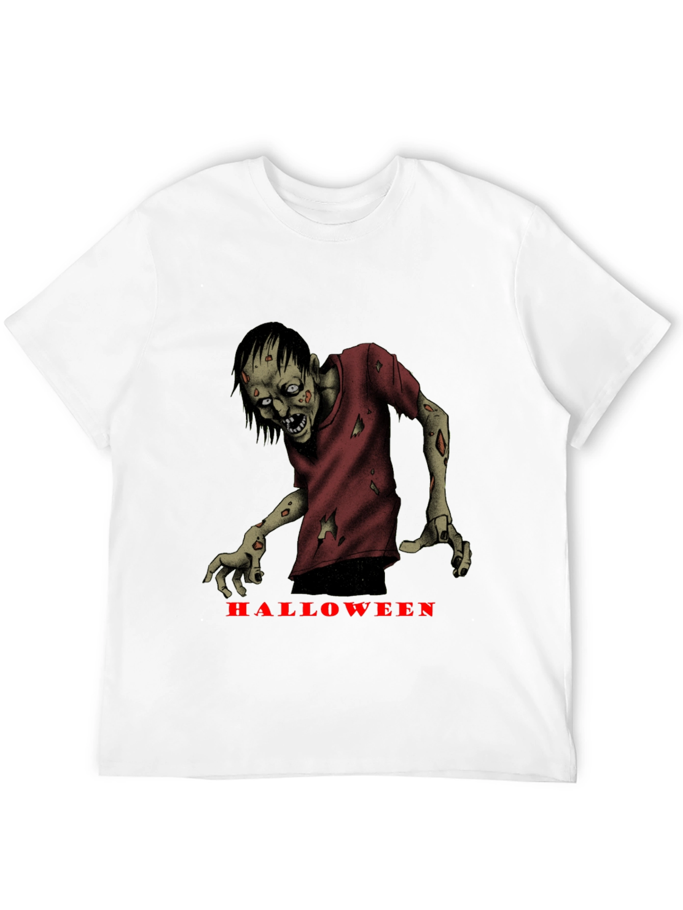 Halloween Zombie Graphic T-Shirt