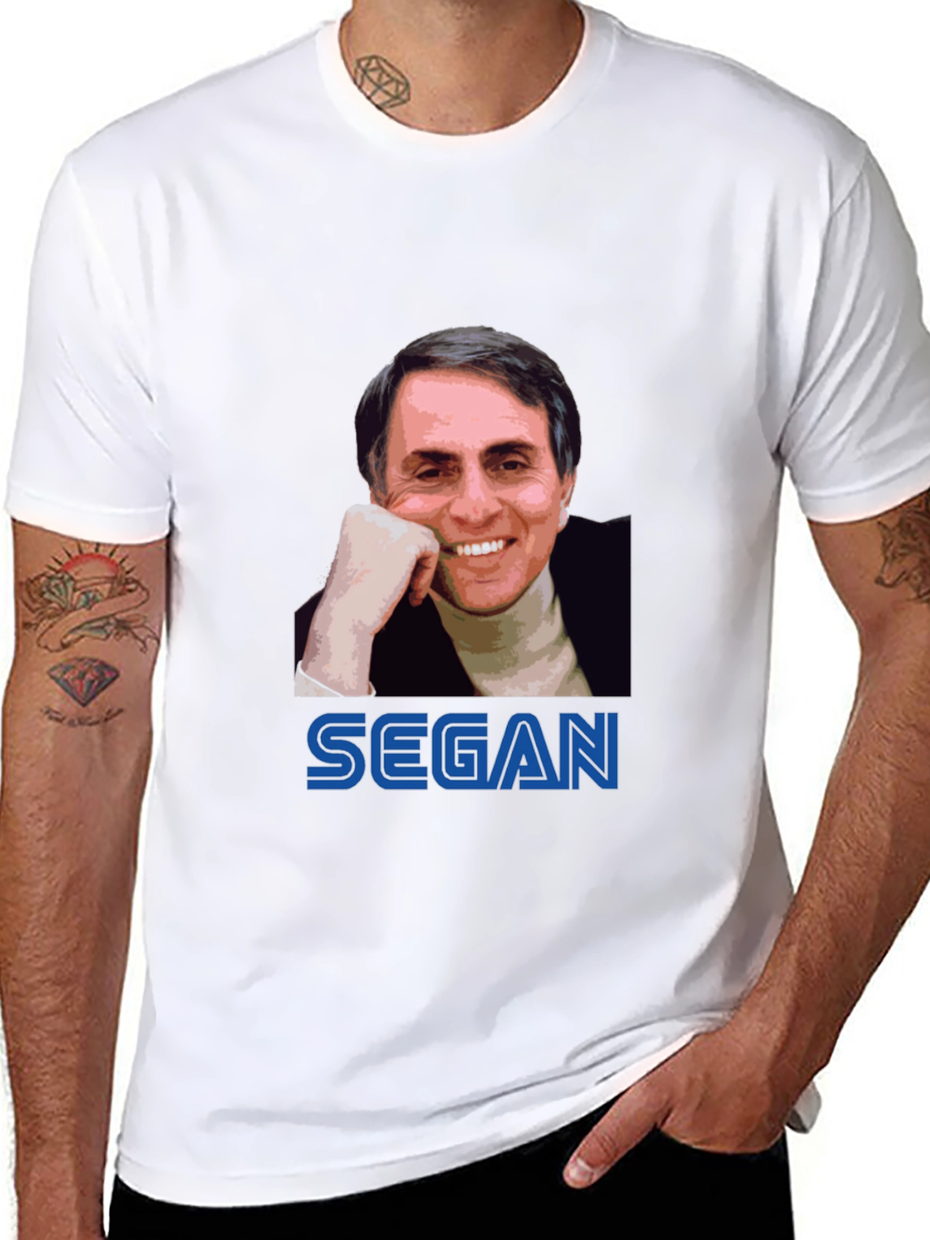 Carl Sagan SEGAN T-Shirt - Space Science Tee