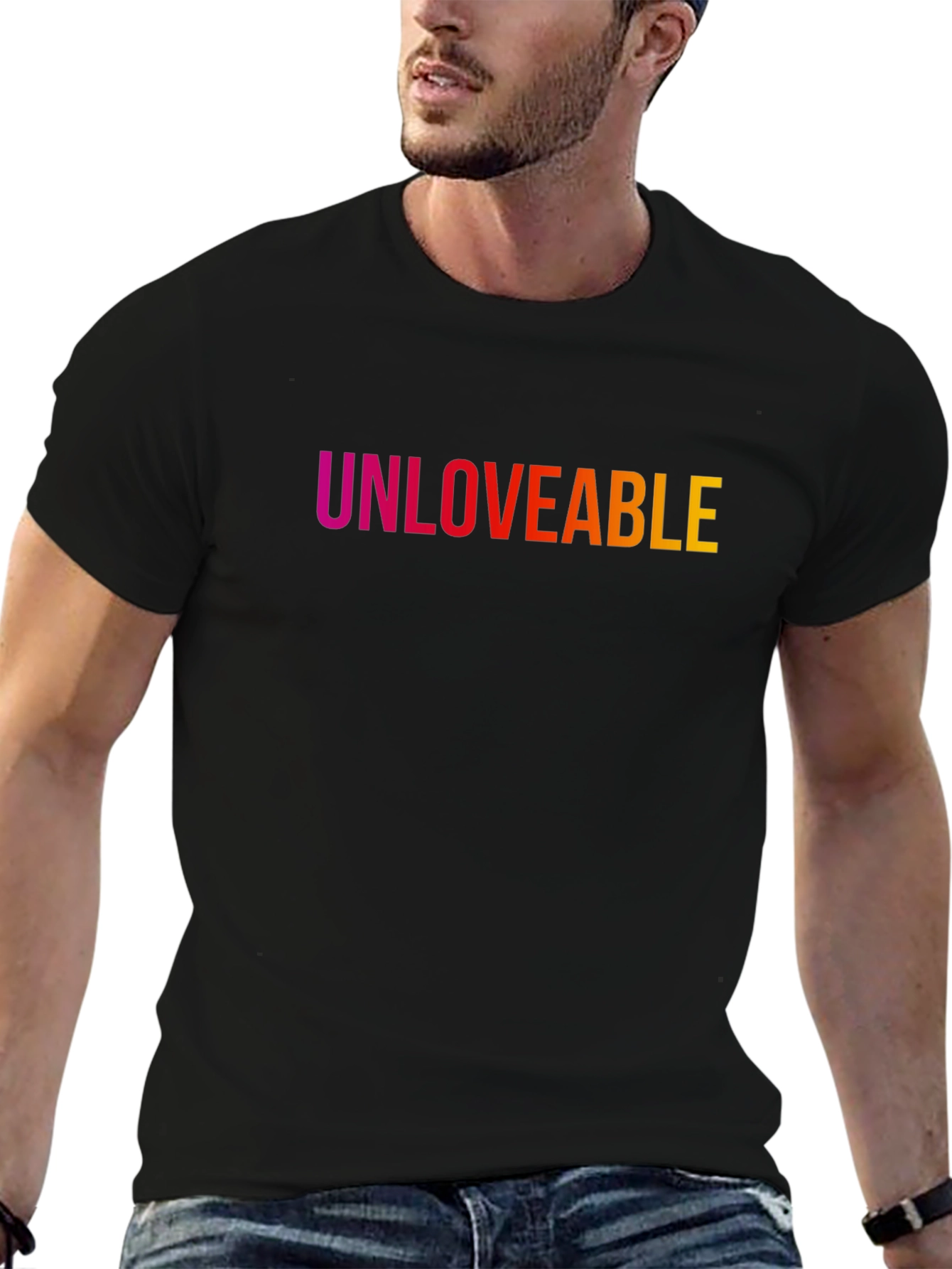 Unloveable Graphic Tee - Black