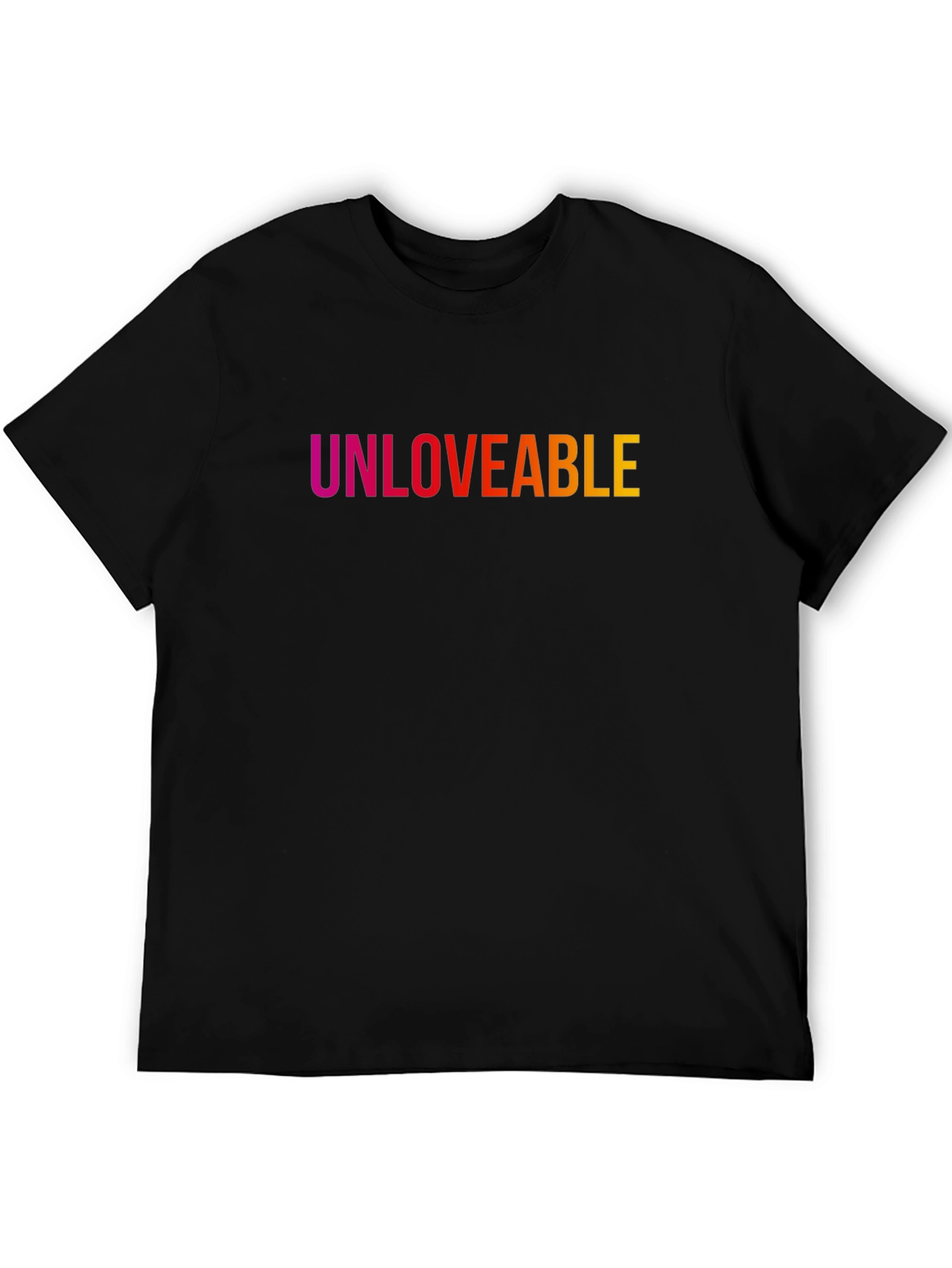 Unloveable Graphic Tee - Black