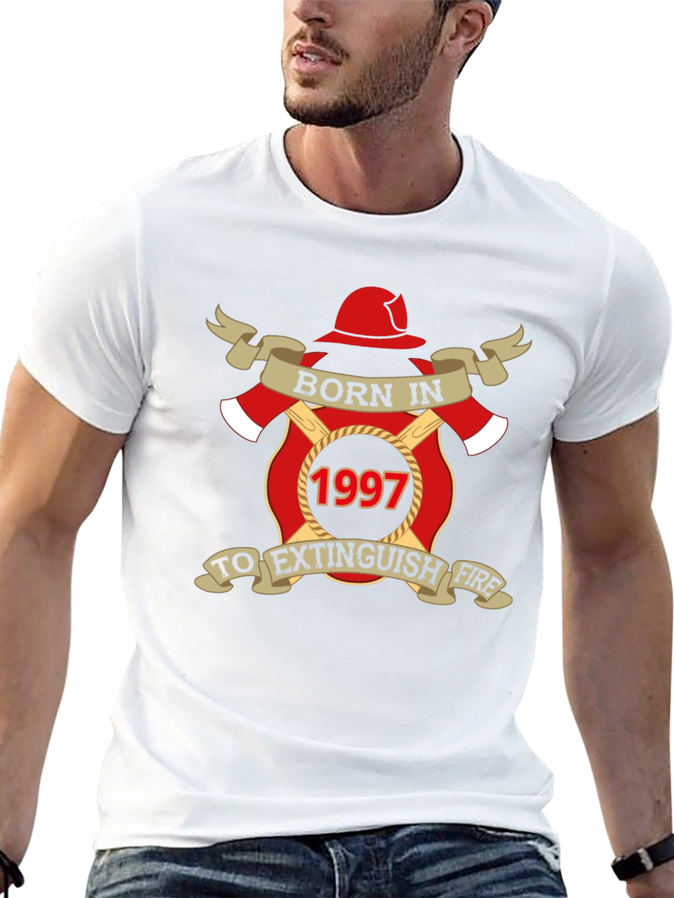 Born in 1997 Firefighter T-Shirt