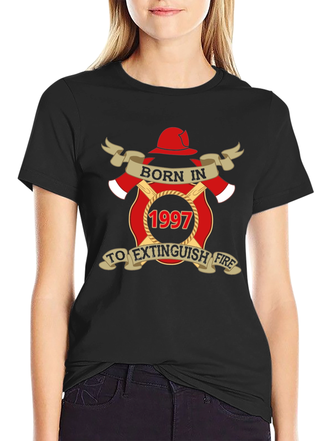 Born in 1997 Firefighter T-Shirt