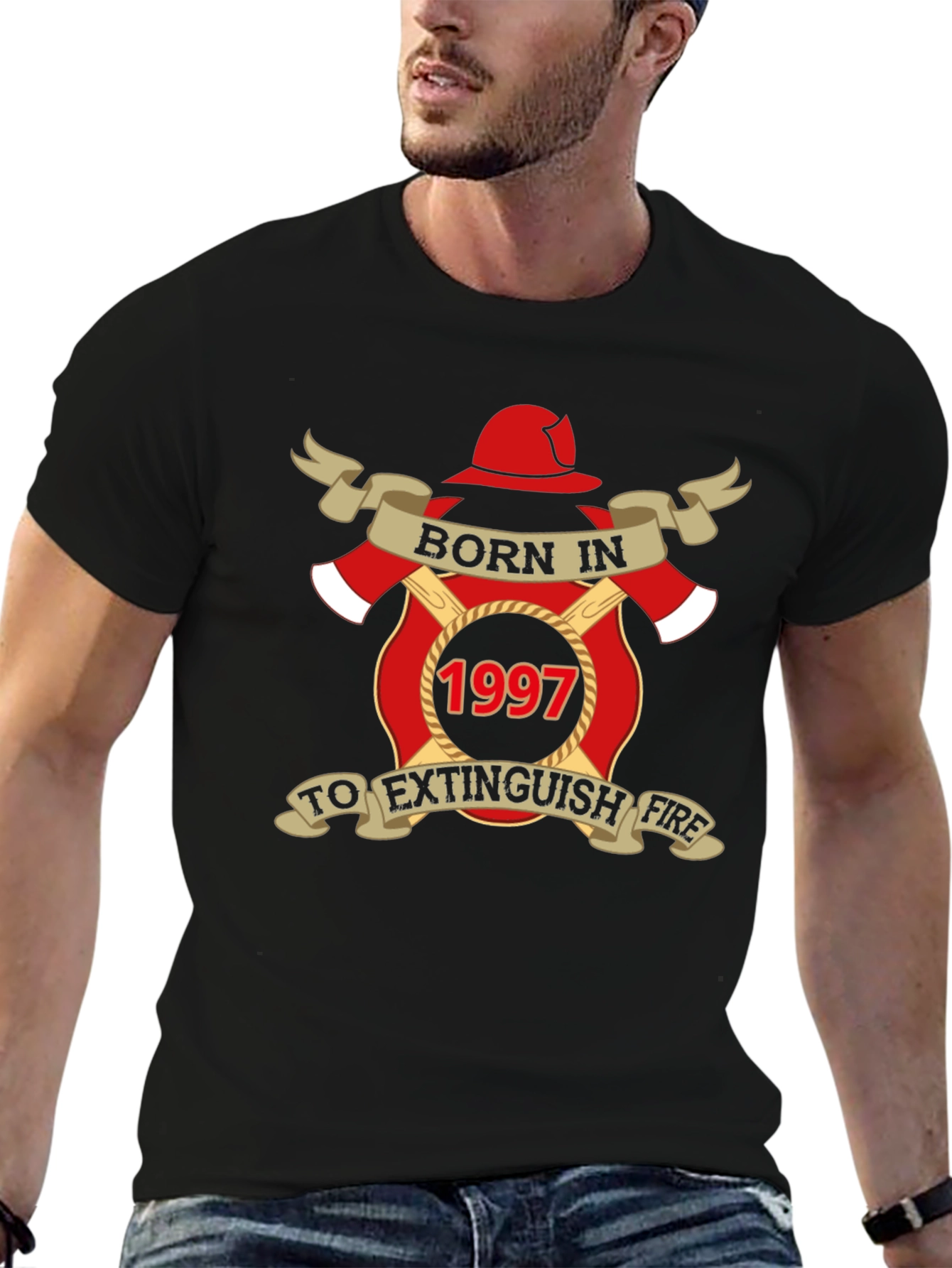 Born in 1997 Firefighter T-Shirt