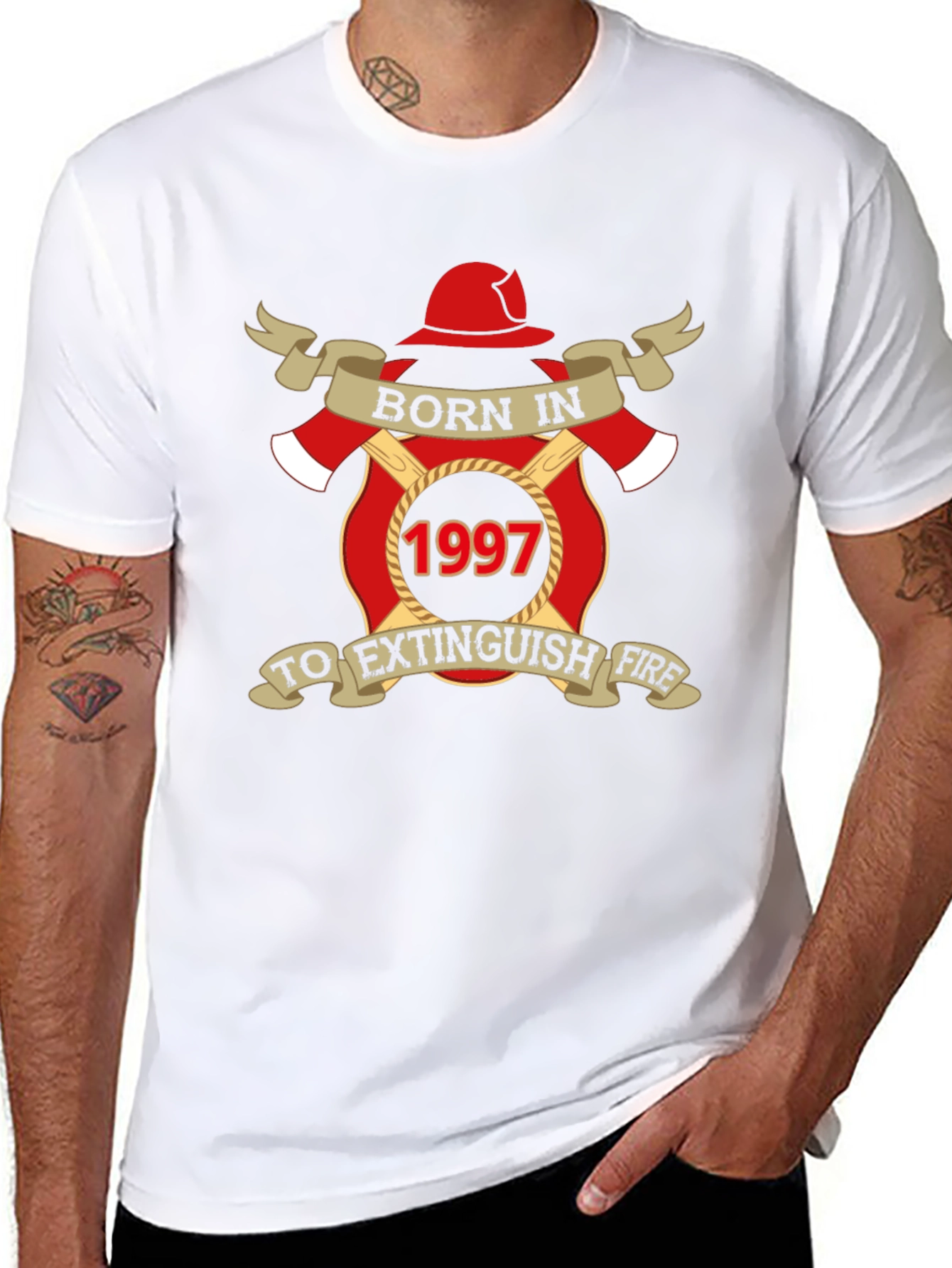 Born in 1997 Firefighter T-Shirt