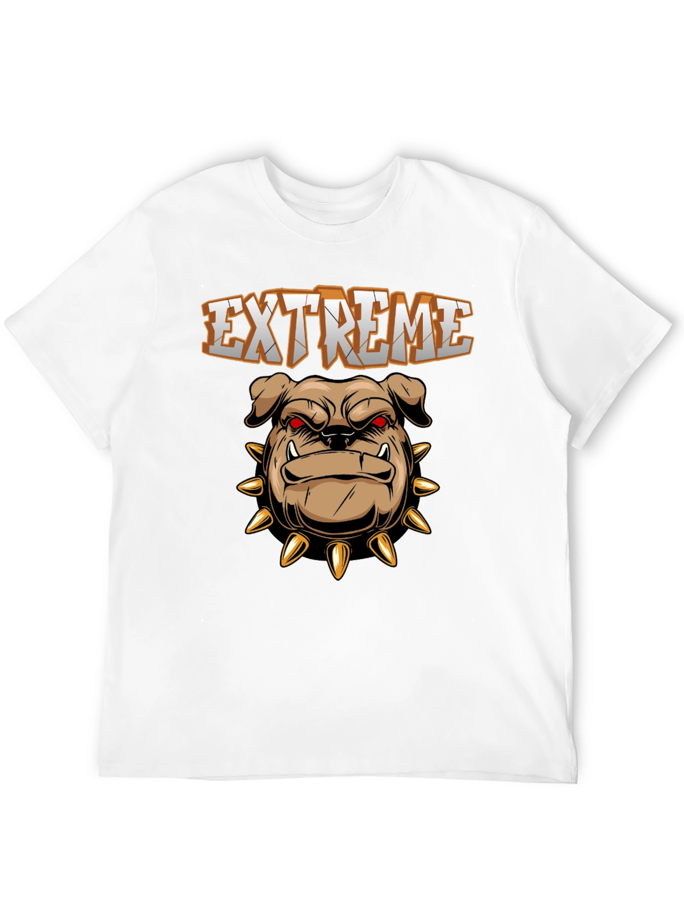 Extreme Bulldog Graphic Tee - Black Cotton Shirt
