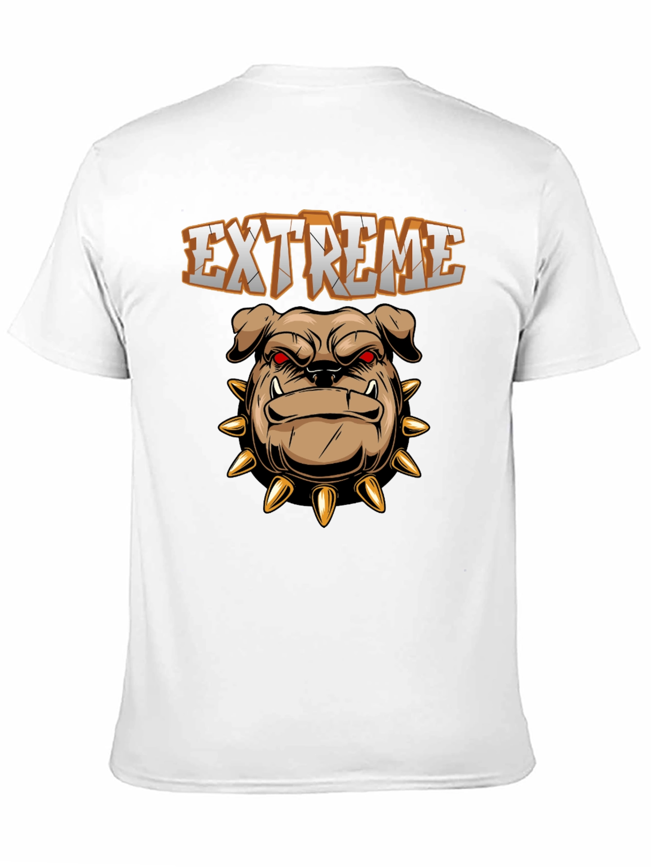 Extreme Bulldog Graphic Tee - Black Cotton Shirt