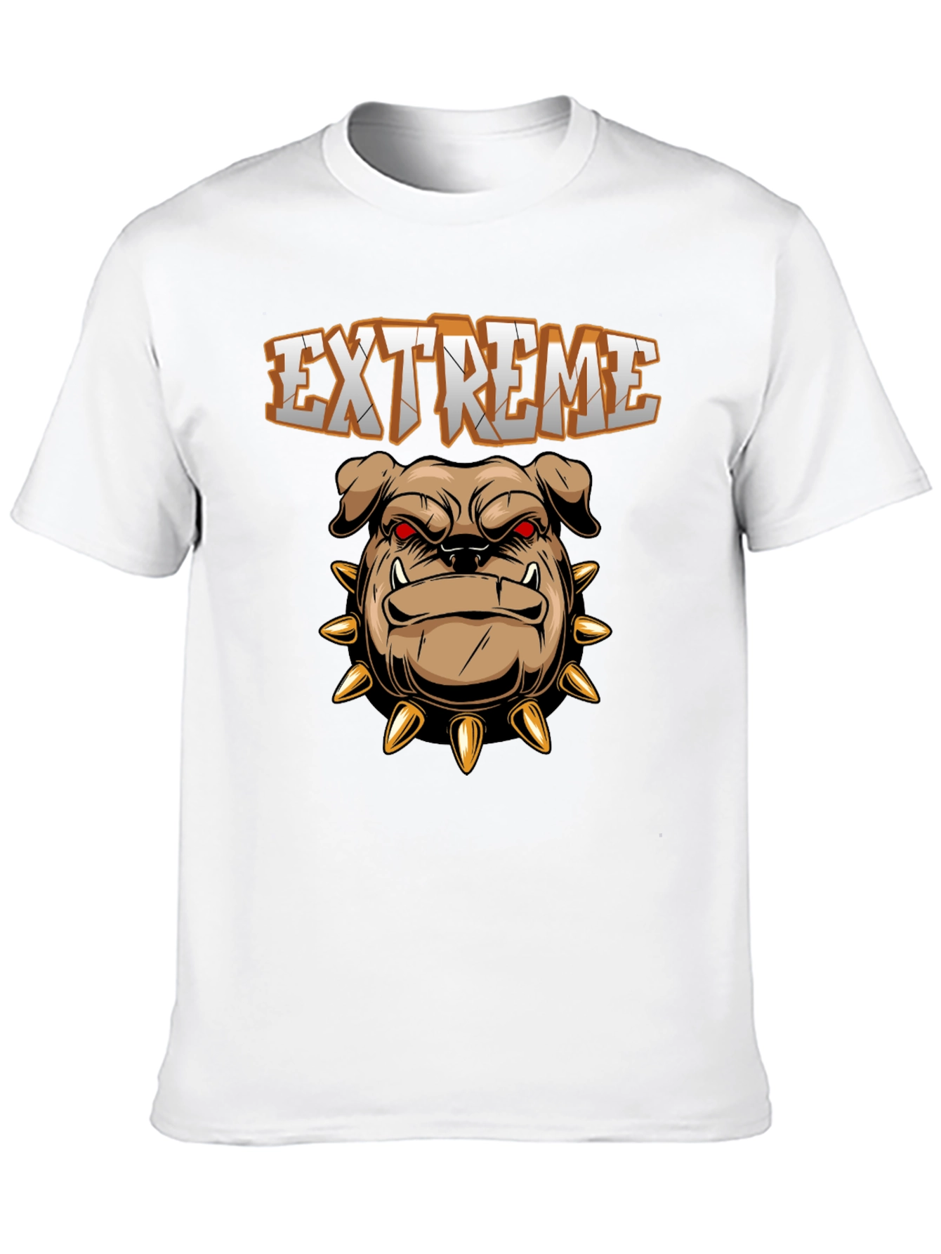 Extreme Bulldog Graphic Tee - Black Cotton Shirt