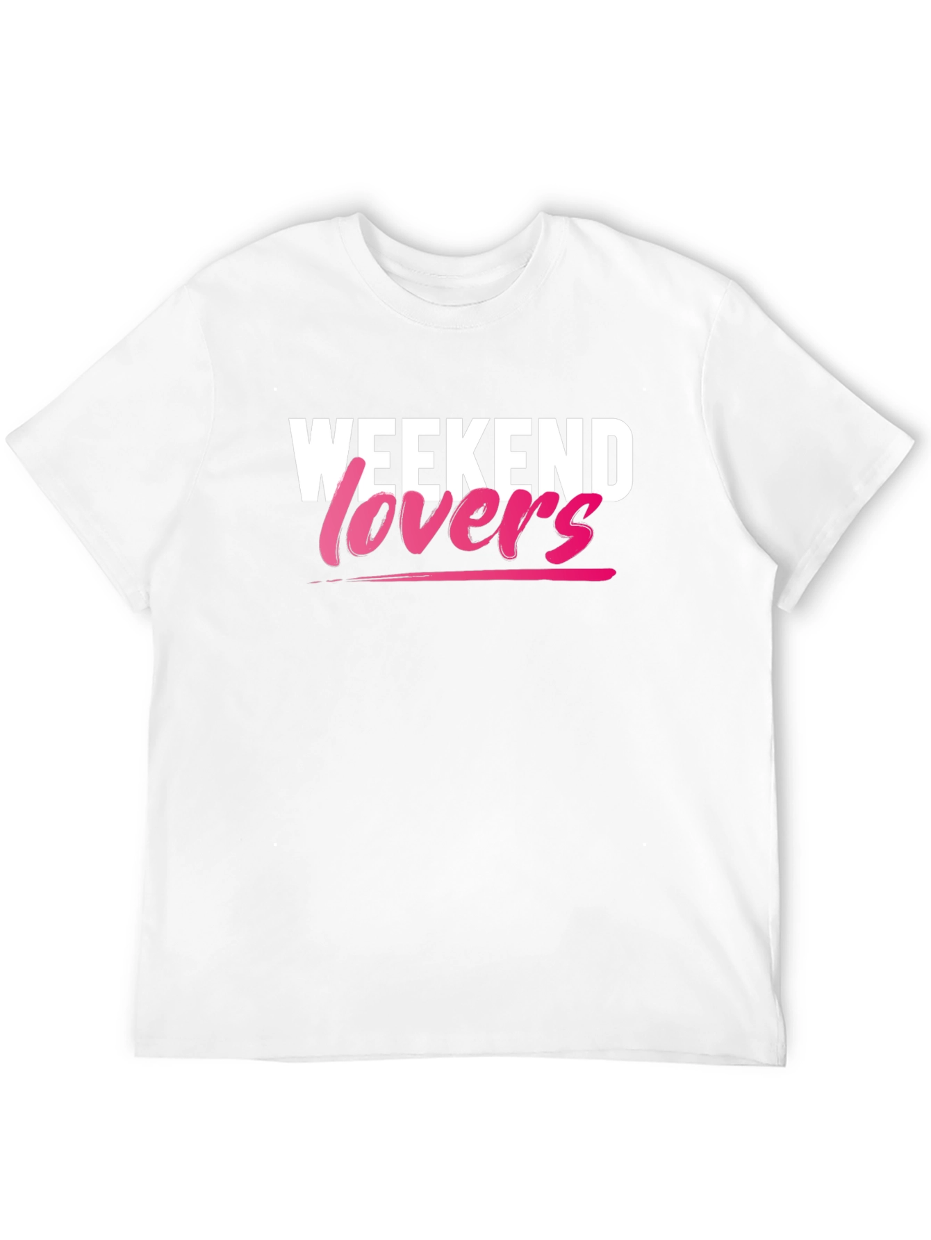 Weekend Lovers Graphic T-Shirt - Black