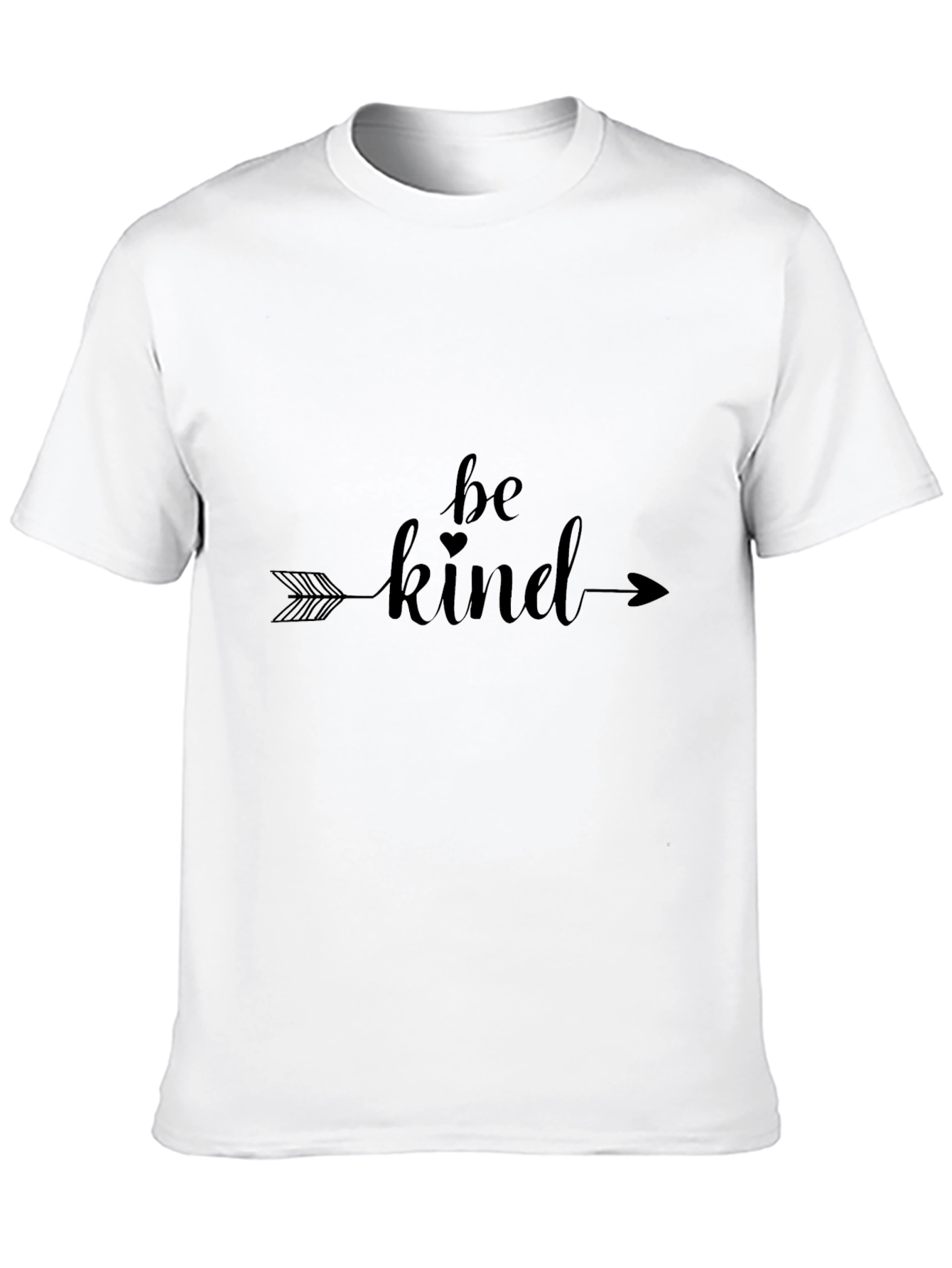 Be Kind Arrow Graphic Tee - Black Casual T-Shirt