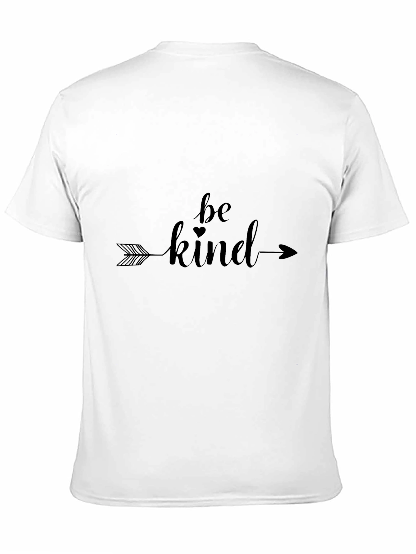 Be Kind Arrow Graphic Tee - Black Casual T-Shirt