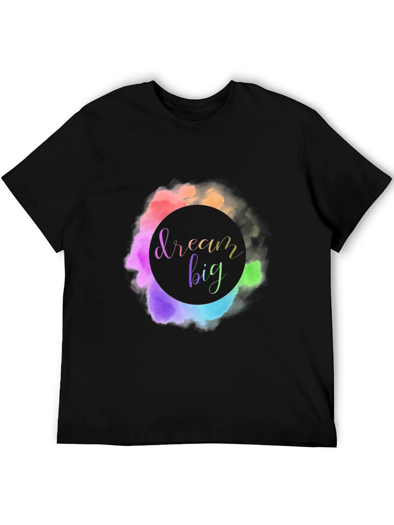 Dream Big Graphic Tee - Stylish Black T-Shirt