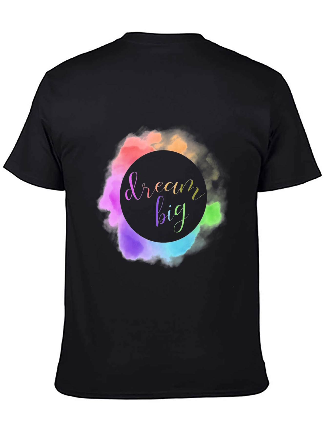 Dream Big Graphic Tee - Stylish Black T-Shirt