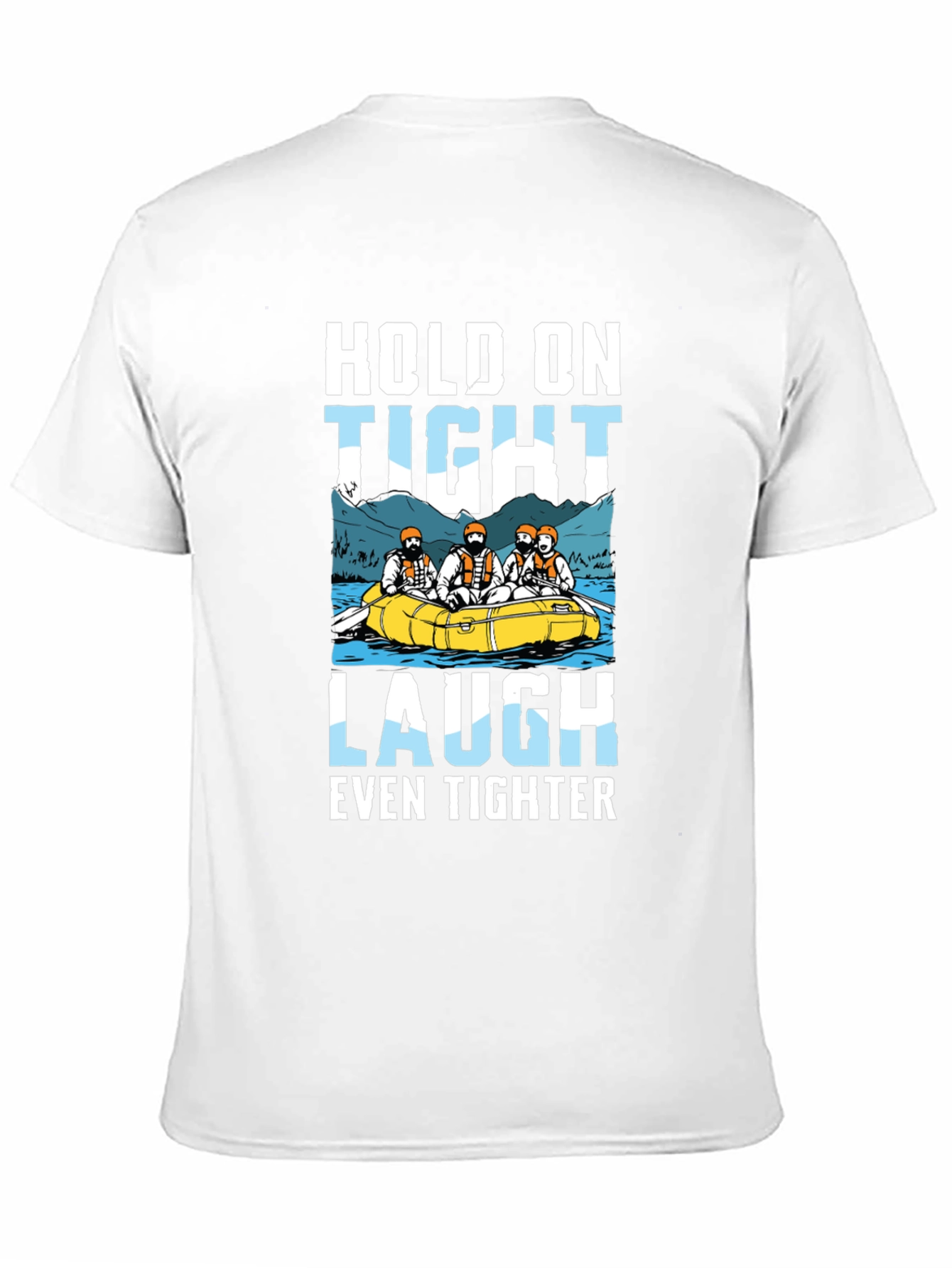 Hold On Tight Rafting Graphic Tee