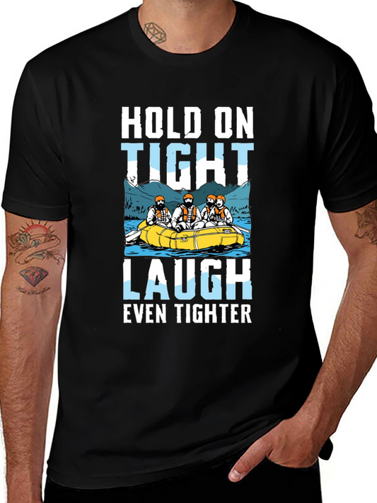 Hold On Tight Rafting Graphic Tee
