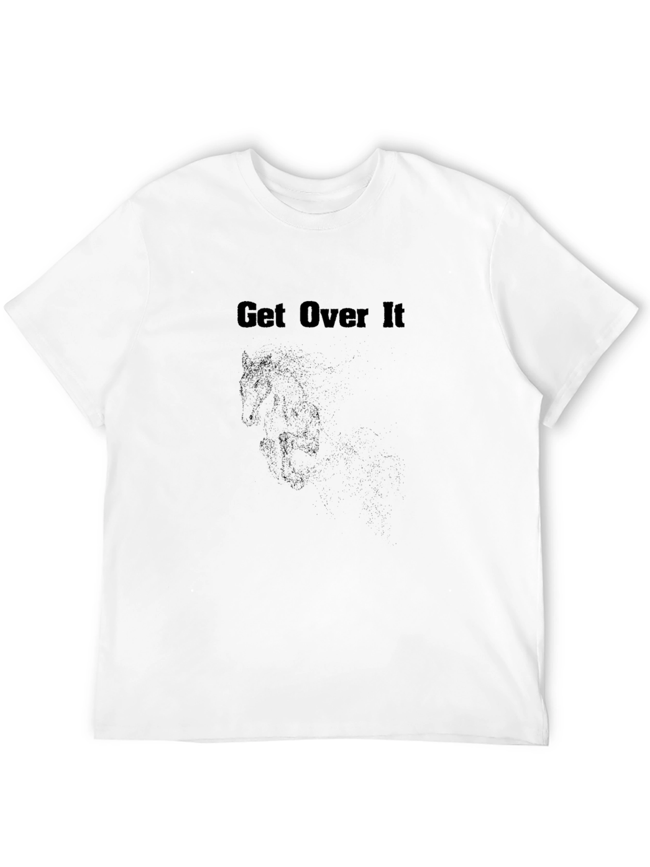 Get Over It T-Shirt - Black Graphic Tee