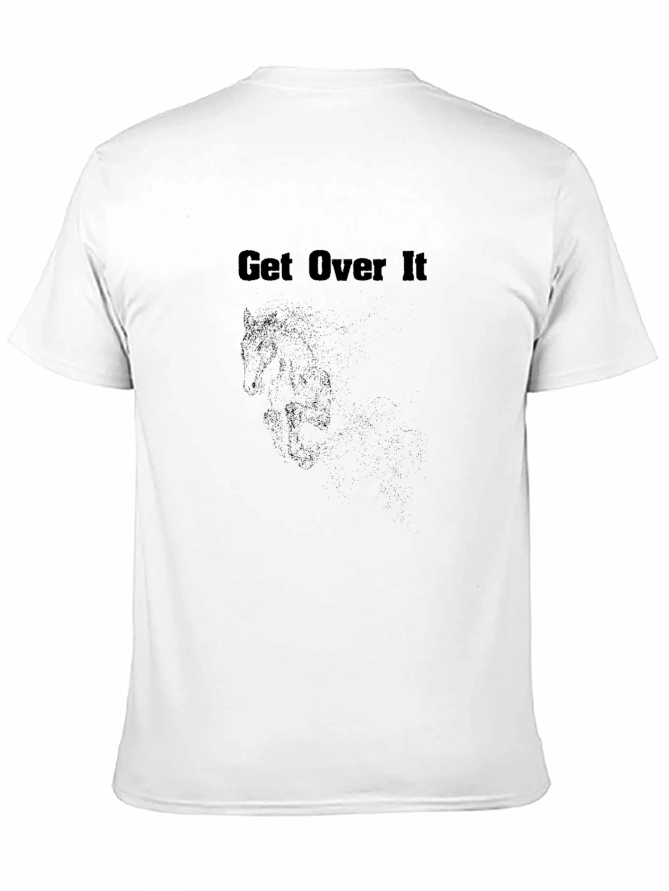 Get Over It T-Shirt - Black Graphic Tee