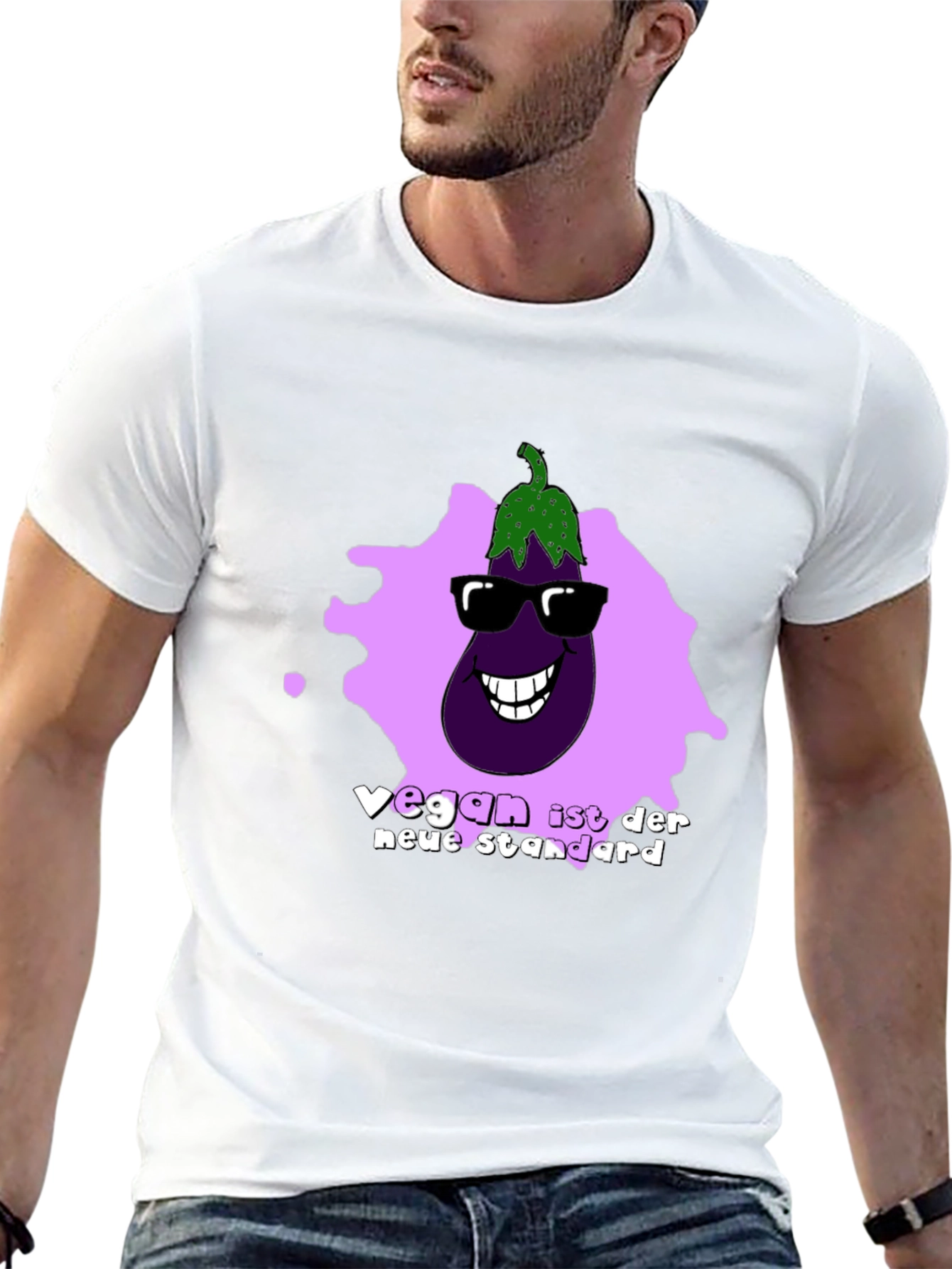 Vegan Eggplant T-Shirt