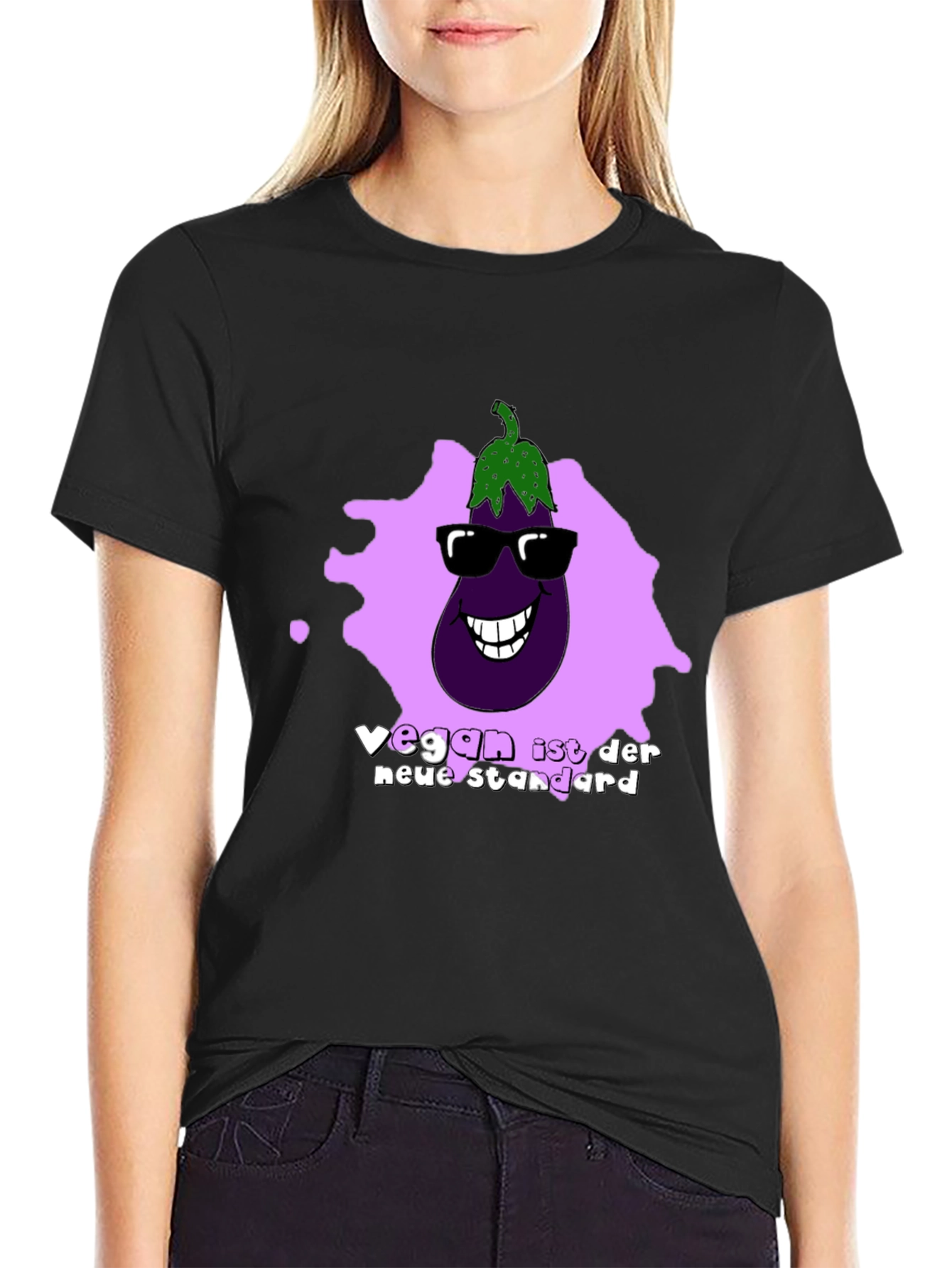 Vegan Eggplant T-Shirt