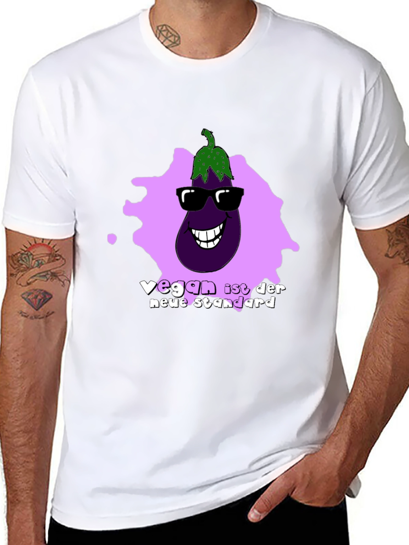 Vegan Eggplant T-Shirt