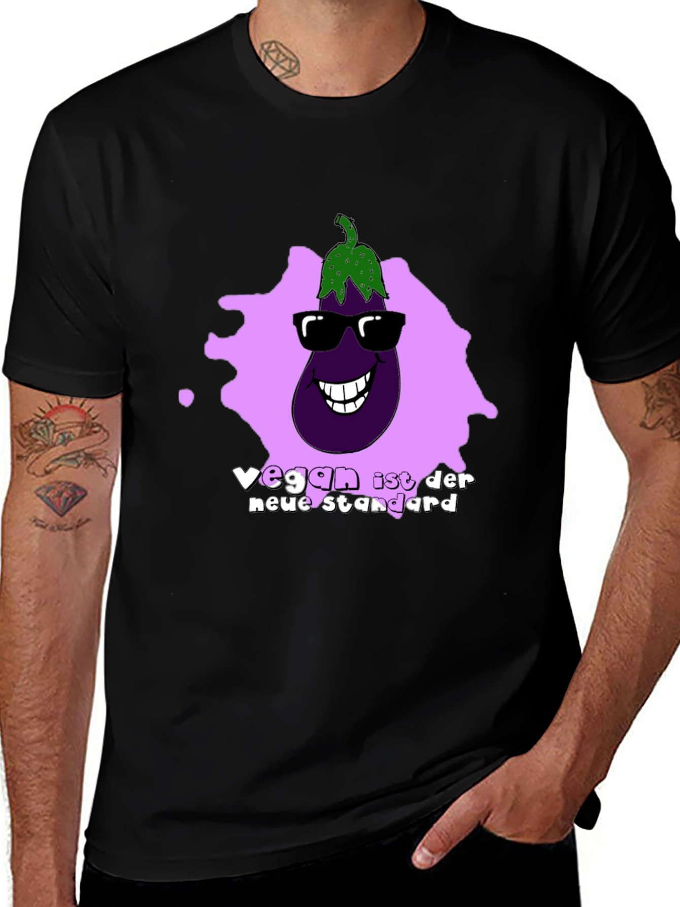 Vegan Eggplant T-Shirt