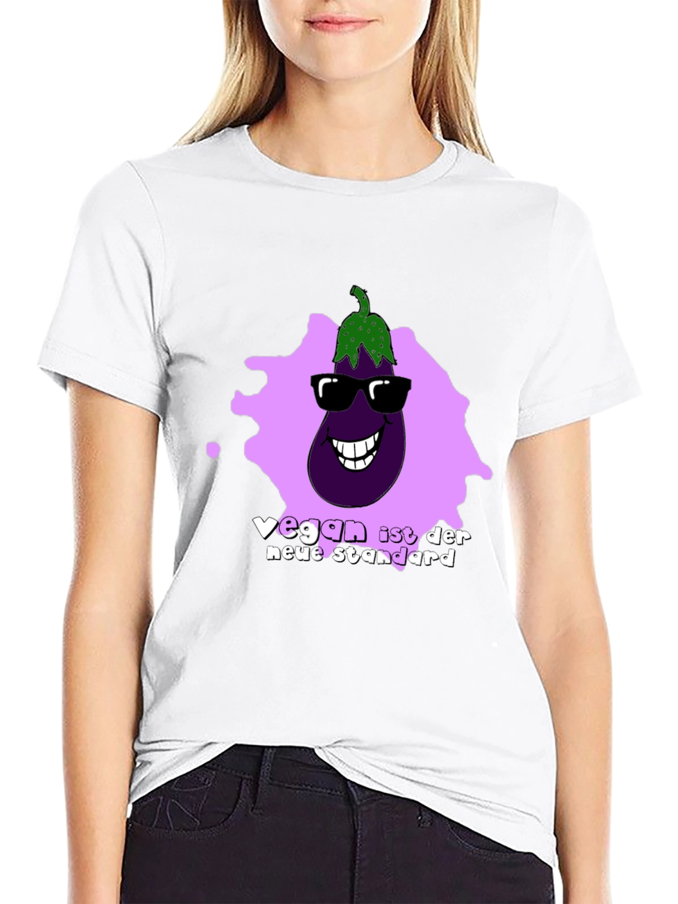 Vegan Eggplant T-Shirt