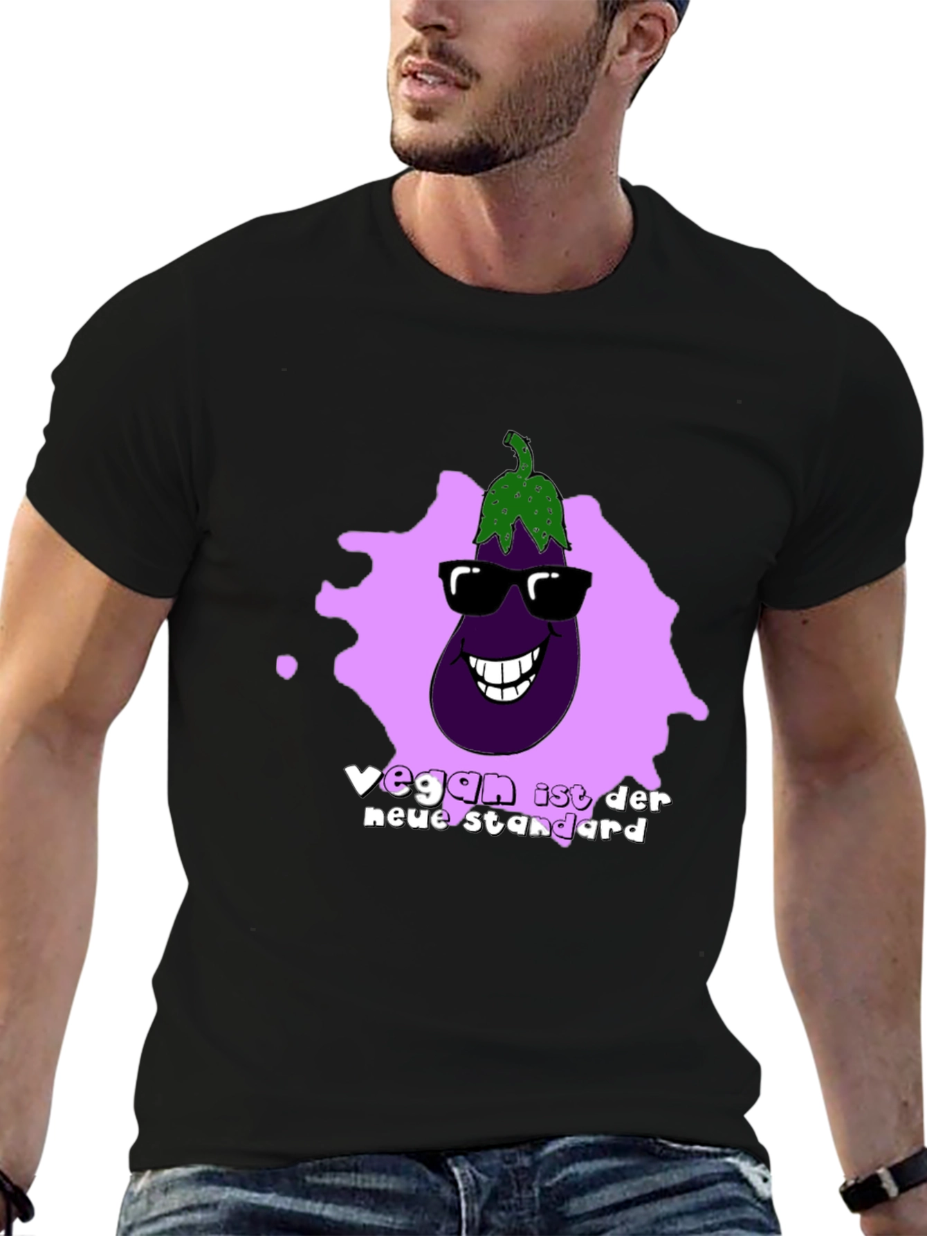 Vegan Eggplant T-Shirt