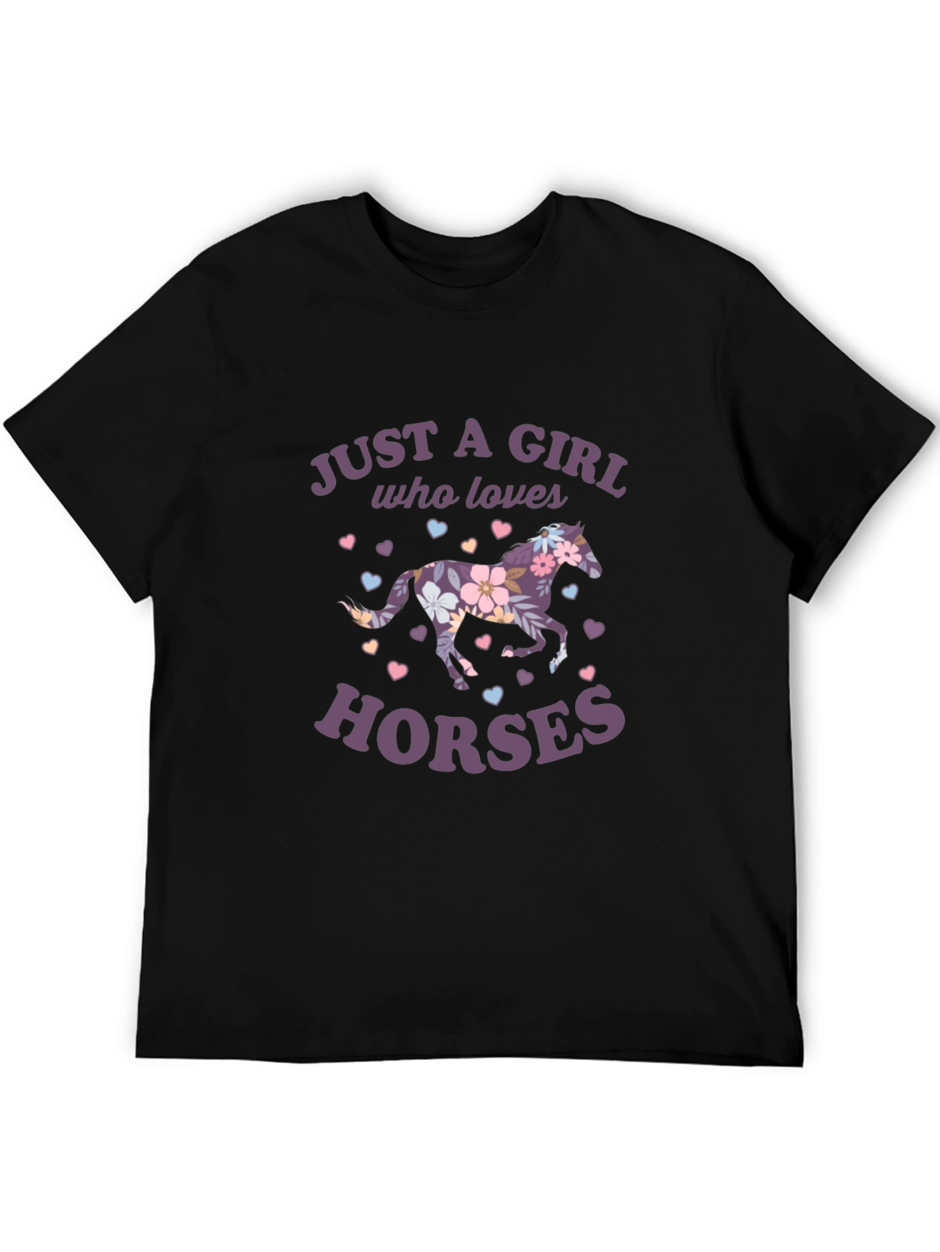 Just a Girl Who Loves Horses T-Shirt