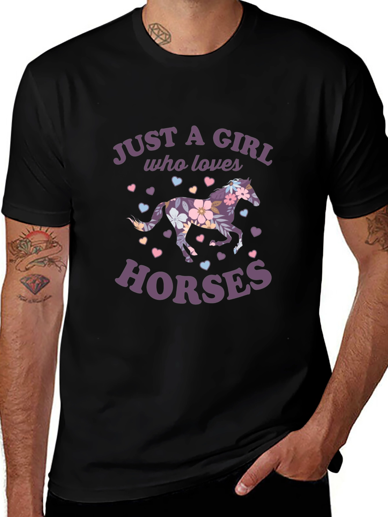 Just a Girl Who Loves Horses T-Shirt