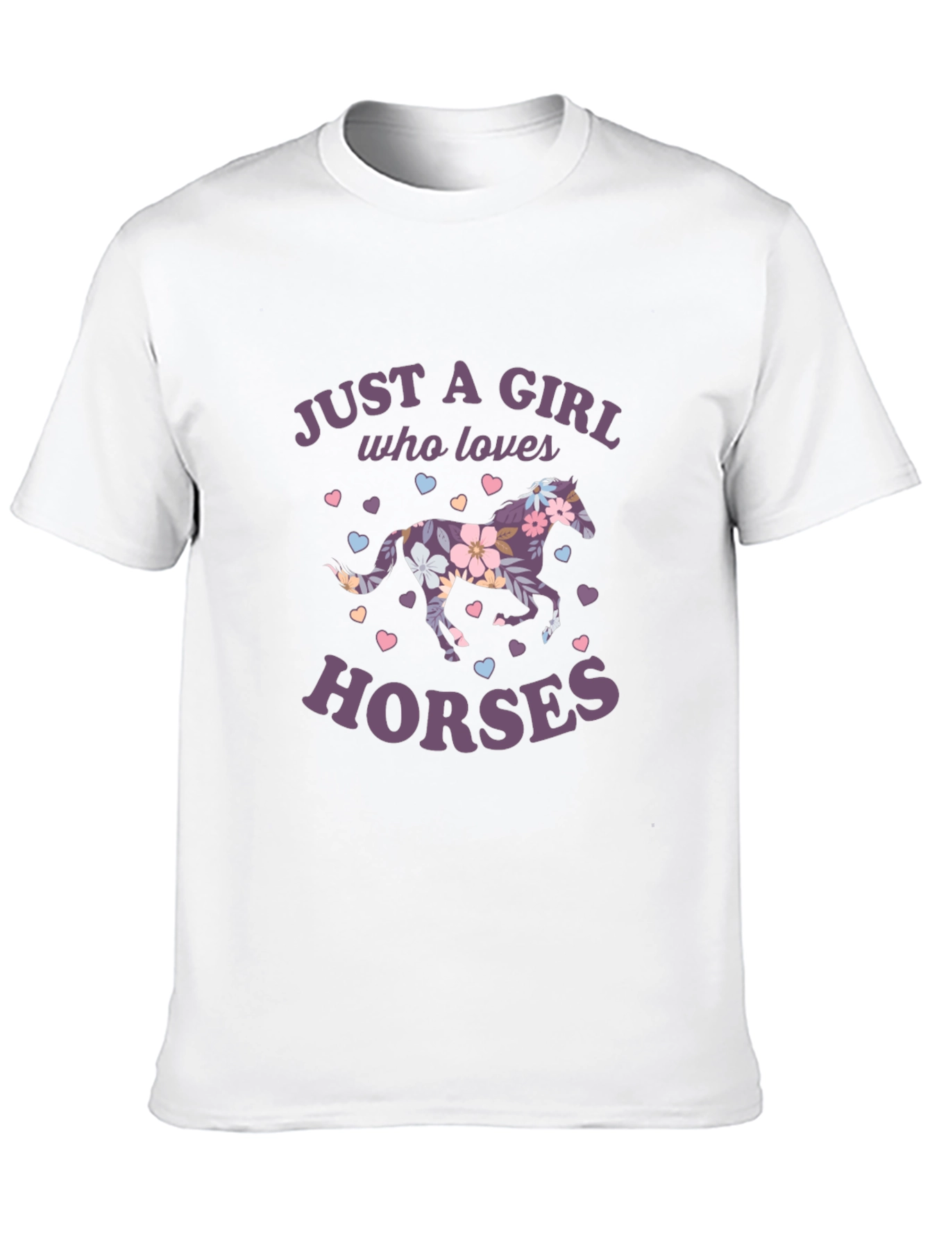 Just a Girl Who Loves Horses T-Shirt
