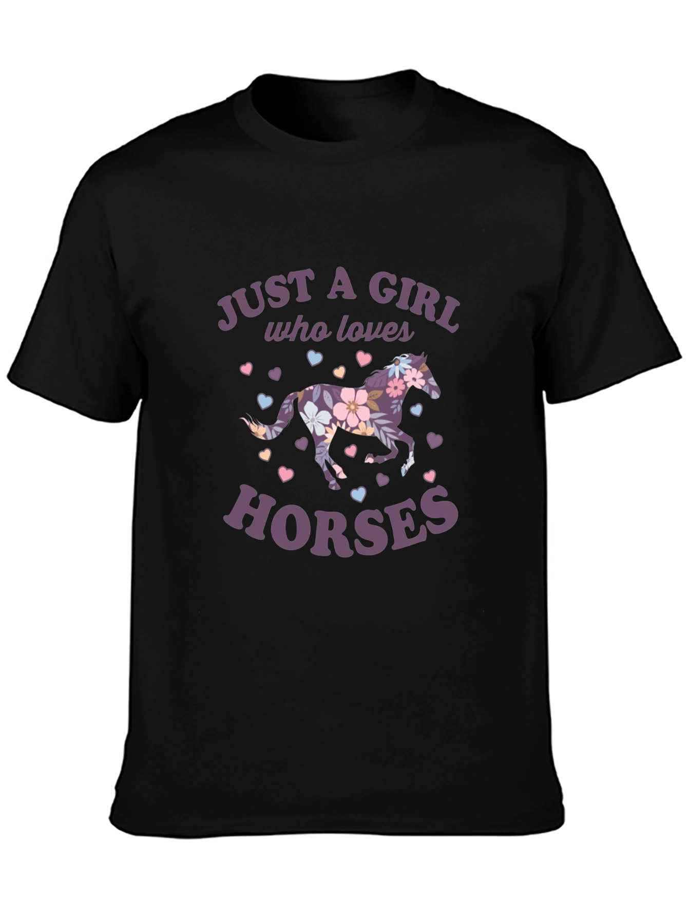 Just a Girl Who Loves Horses T-Shirt