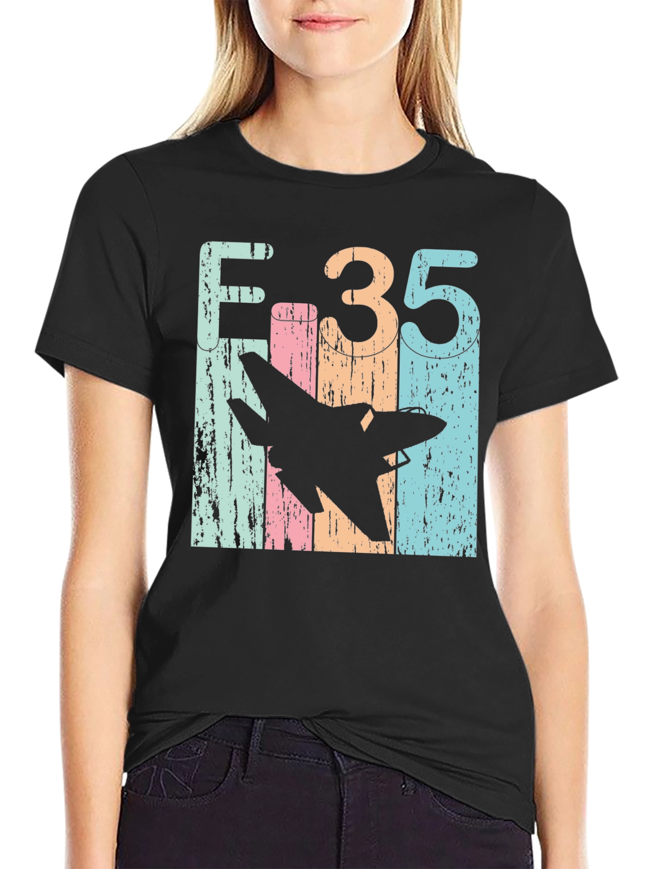 F-35 Retro Graphic T-Shirt
