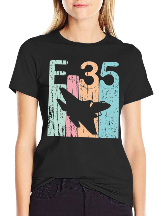 F-35 Retro Graphic T-Shirt