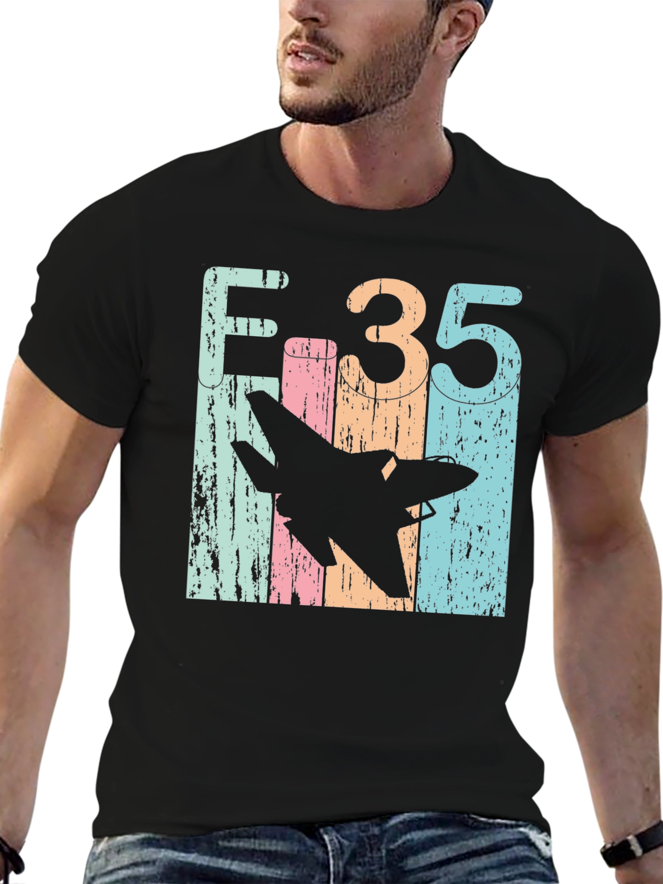 F-35 Retro Graphic T-Shirt