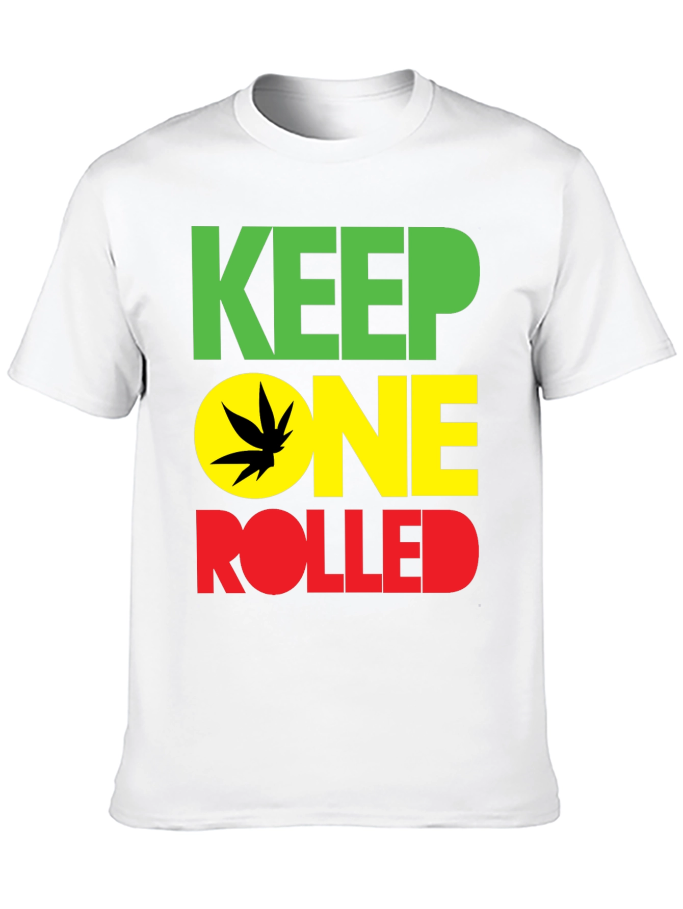 Keep One Rolled Black T-Shirt